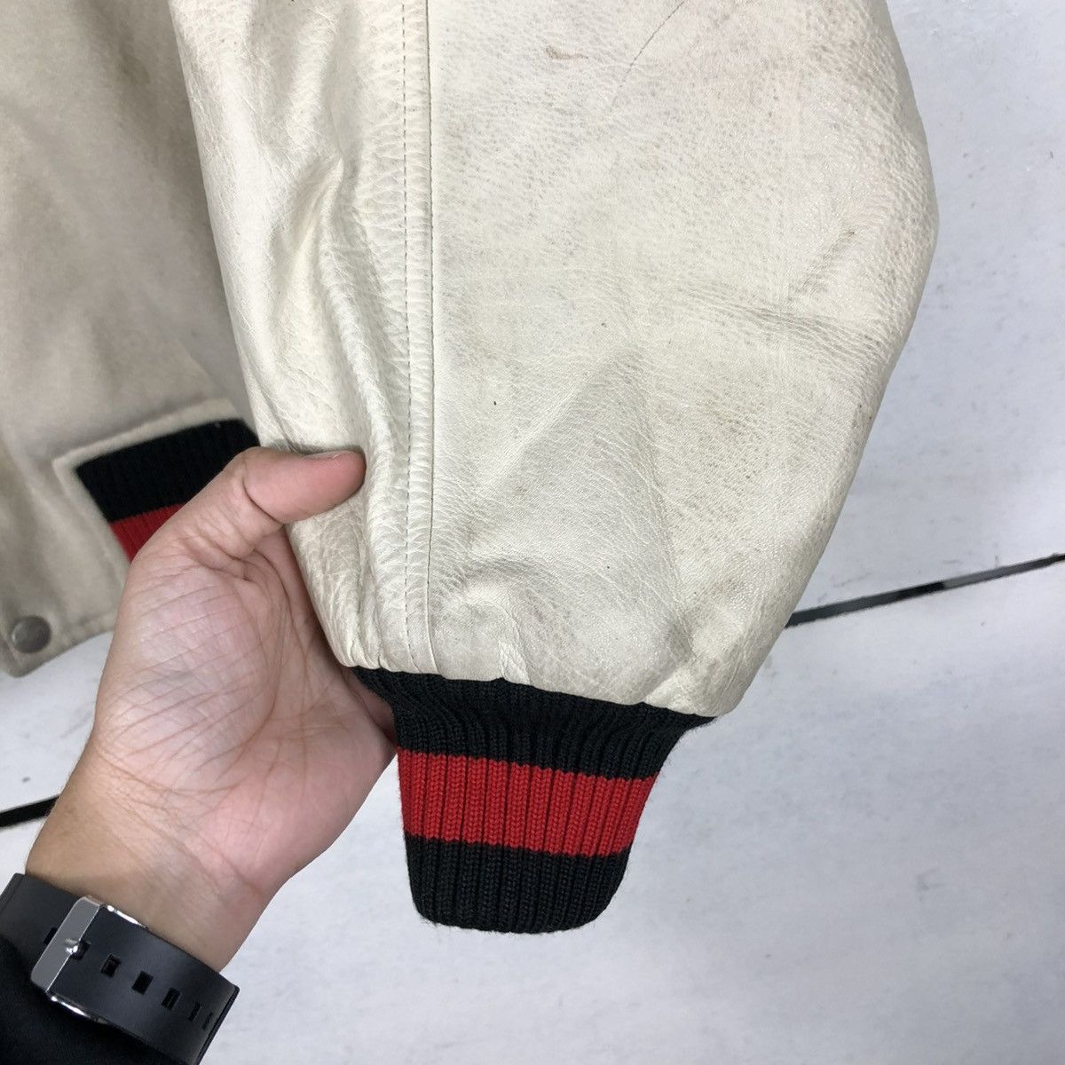 Japanese Brand 🔥VINTAGE BOMBER JACKET MICHIKO KOSHINO BIG LOGO BACKHIT Size US M / EU 48-50 / 2 - 17 Thumbnail
