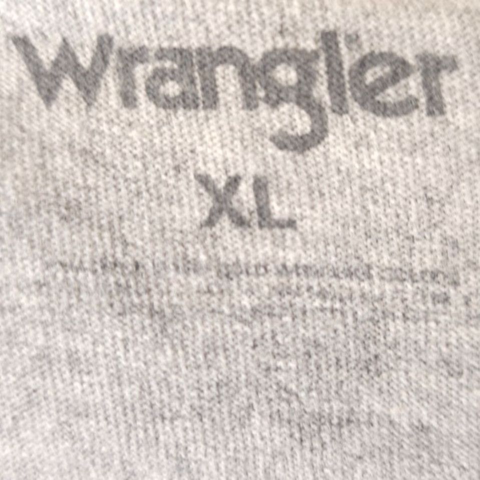 Wrangler Wrangler T Shirt Mens Size XL Gray Rodeo Cowboy Competition Jeans Western 20X Size US XL / EU 56 / 4 - 6 Thumbnail