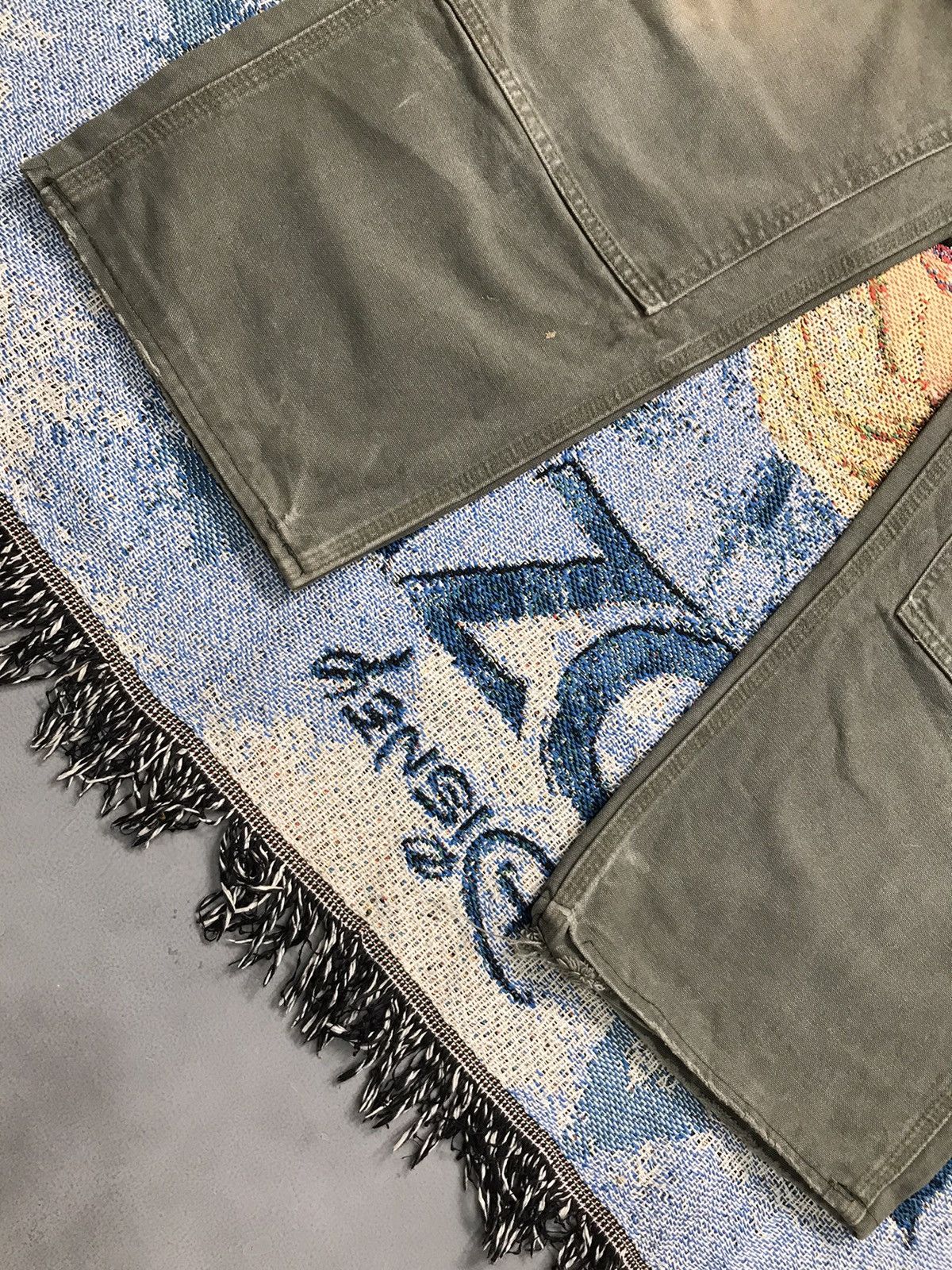 Carhartt Vintage Carhartt B136 MOS dusty double knee workwear denim Size US 42 / EU 58 - 4 Thumbnail