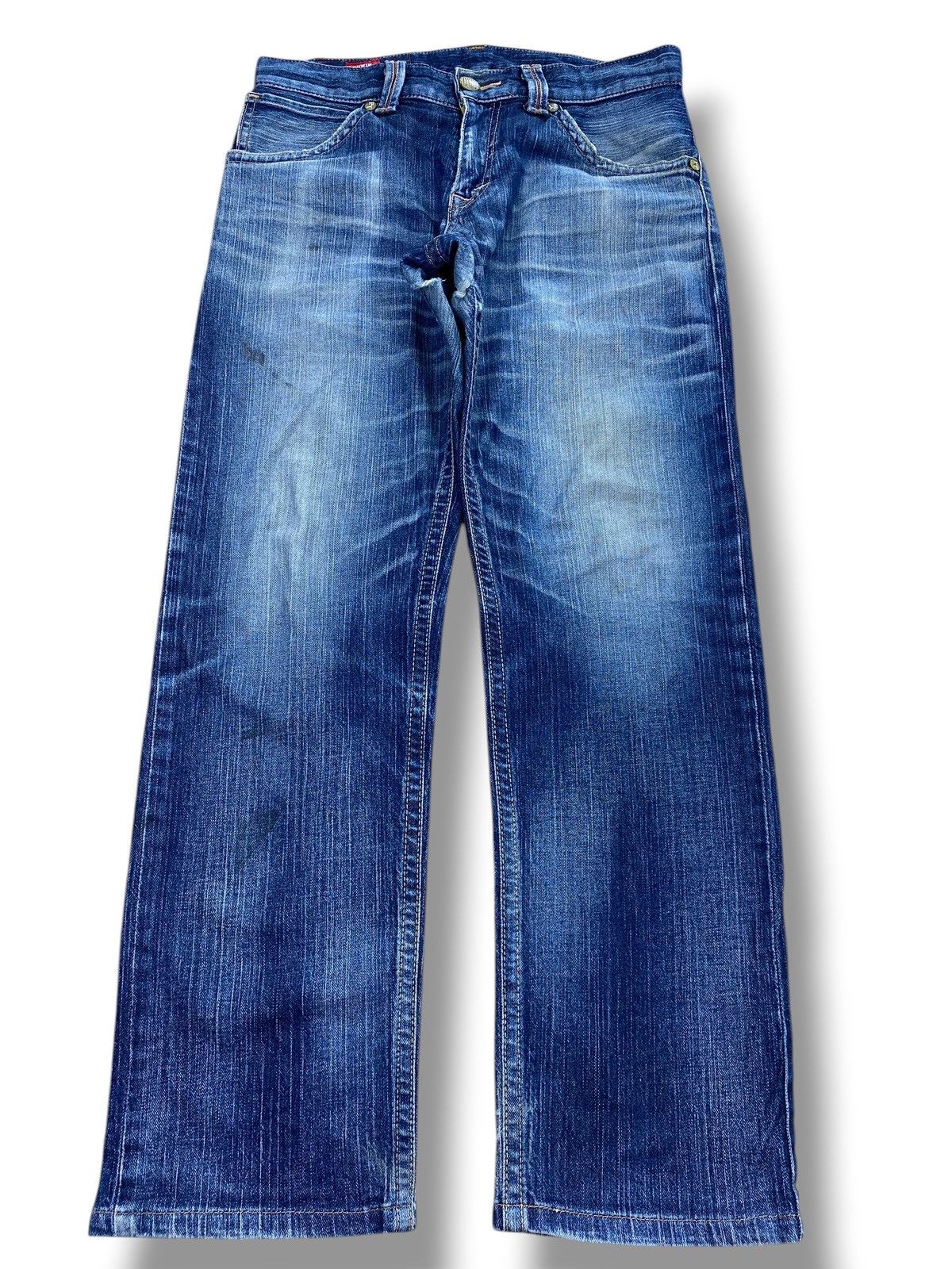 Edwin Vintage Edwin Blue Trip Faded Wash Whiskers Style Jeans Size US 32 / EU 48 - 1 Thumbnail