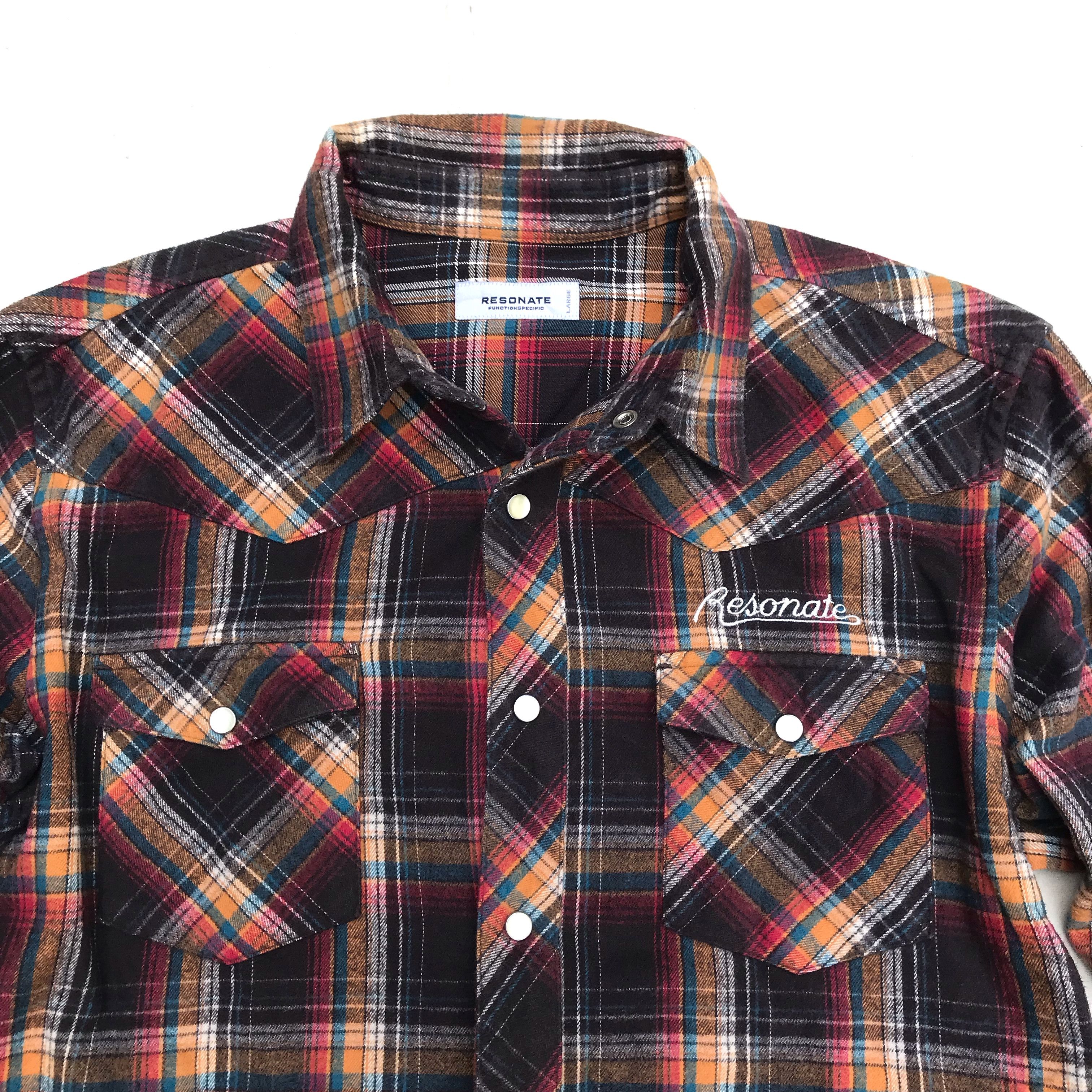 Hiroshi Fujiwara Resonate Good enough Hiroshi Fujiwara flannel Made in japan Size US L / EU 52-54 / 3 - 8 Thumbnail