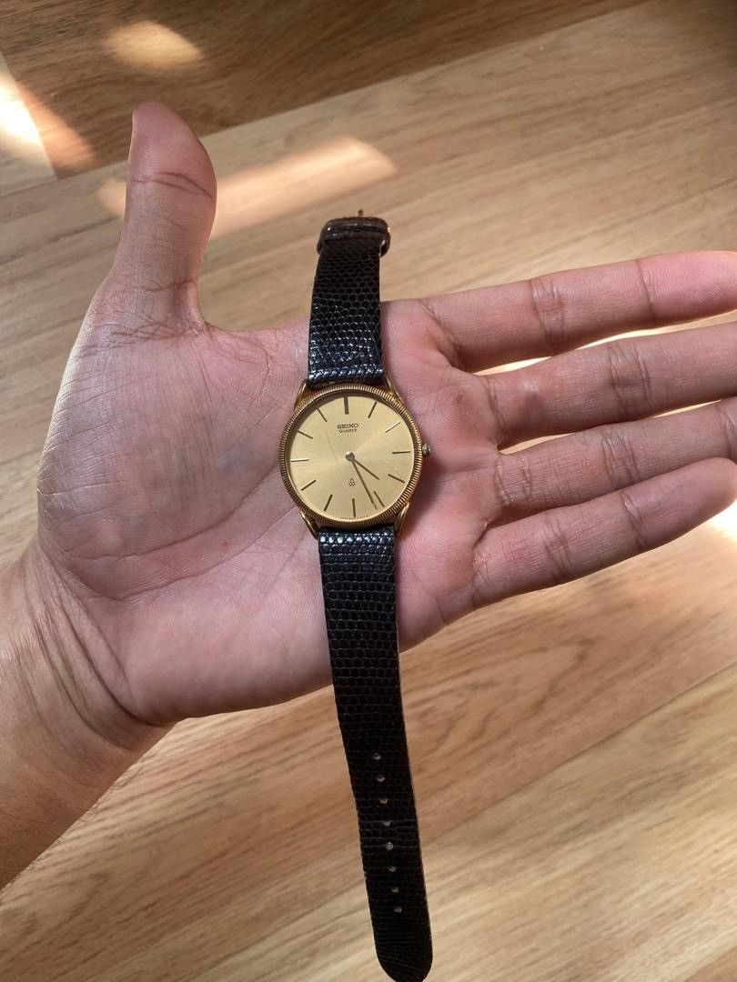 Japanese Brand × Seiko × Vintage Vintage Seiko Quartz Gold Japan Slim 6120-7130 Size ONE SIZE - 2 Thumbnail