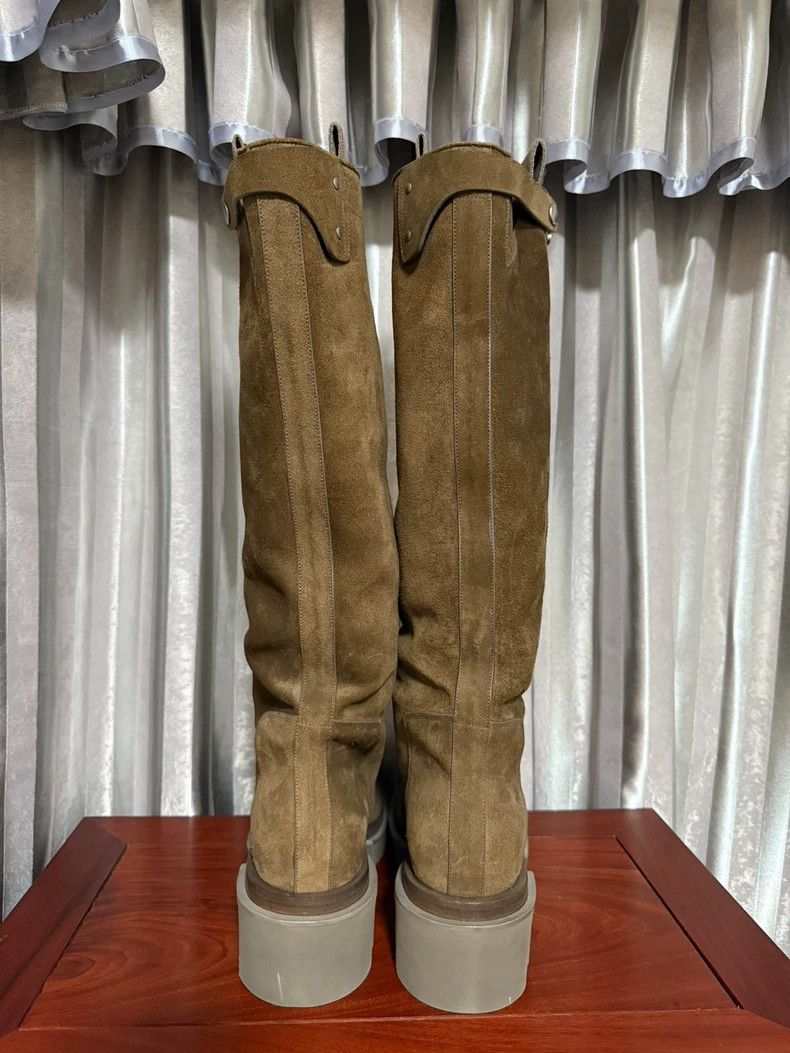 Rick Owens Rick Owens Main Line Brown Cowhide Military Boots Size US 12 / EU 45 - 5 Thumbnail