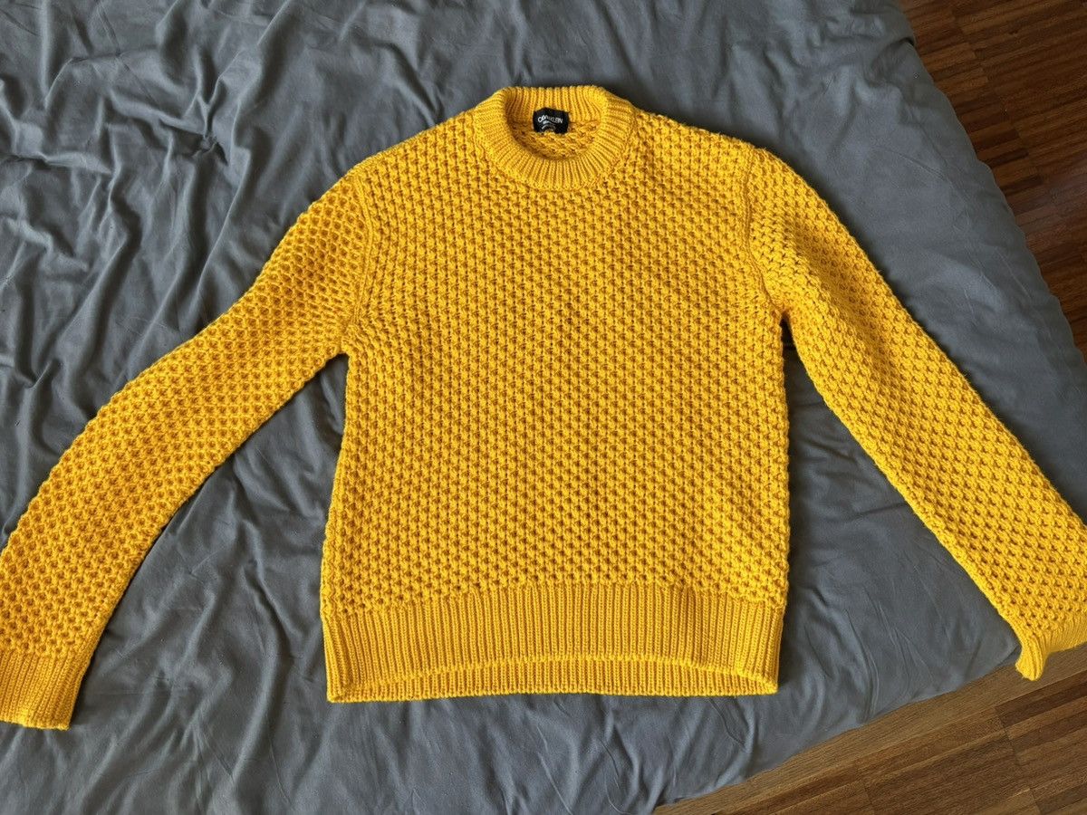 Calvin Klein 205W39NYC Calvin Klein 205w39nyc yellow sweater XXL Size US XXL / EU 58 / 5 - 1 Thumbnail