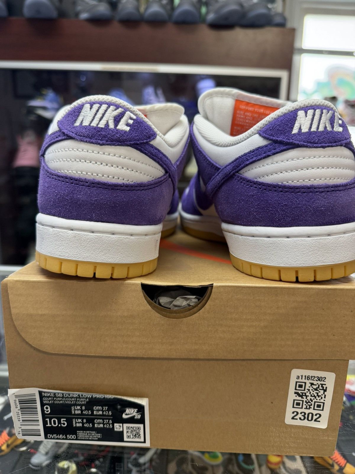 Nike Nike SB Dunk Low ‘Purple Suede’ Size US 9 / EU 42 - 4 Thumbnail