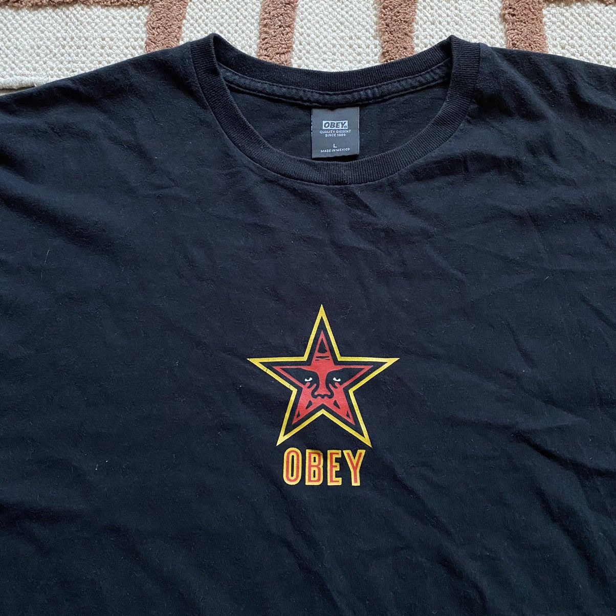 Obey OBEY Y2K STAR LOGO STREETFASHION HIPHOP T SHIRT Size US L / EU 52-54 / 3 - 2 Thumbnail