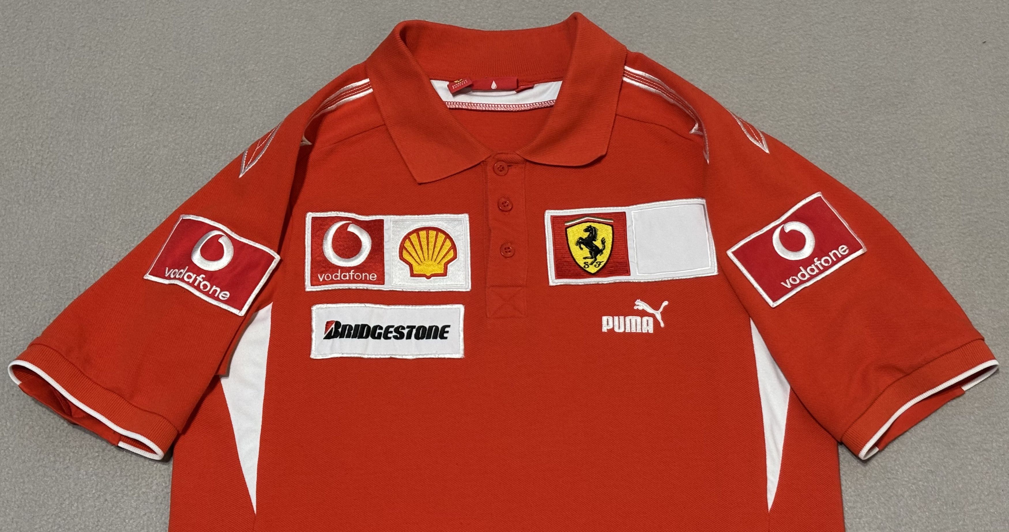 Ferrari × Puma Scuderia Ferrari Puma Vodafone Polo Roz. S Size US S / EU 44-46 / 1 - 7 Thumbnail