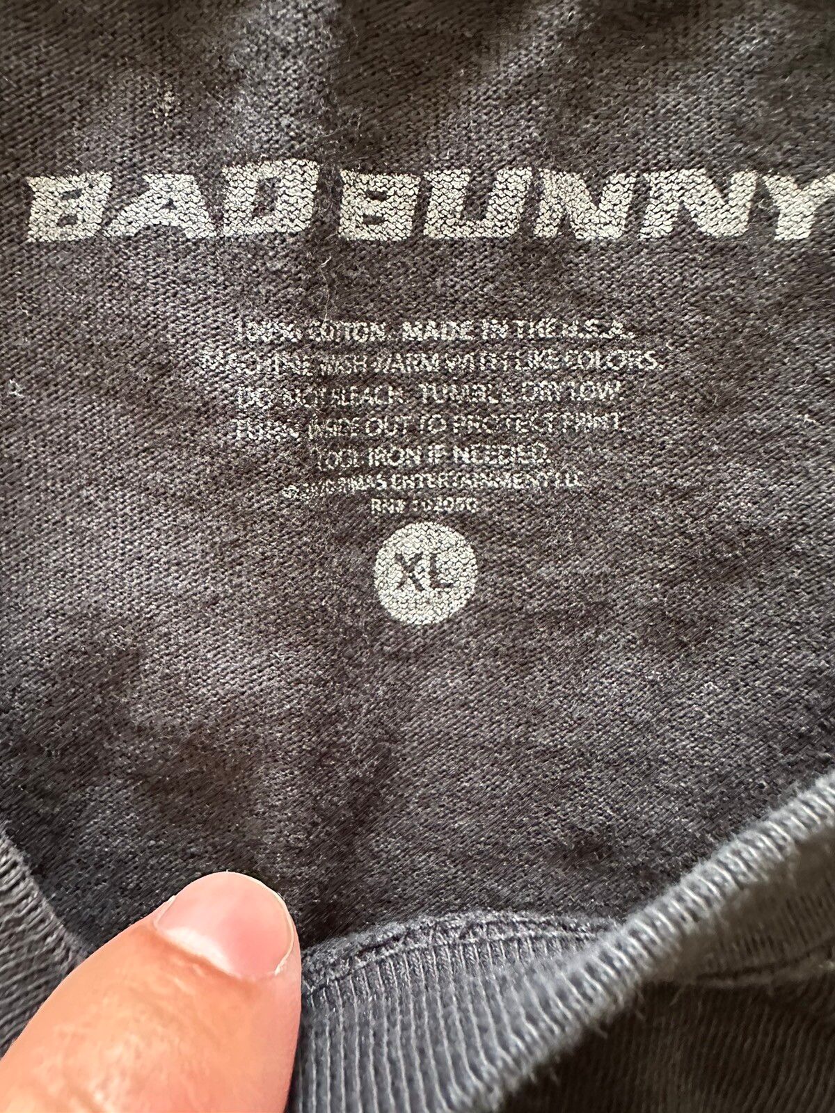 Rock Tees Bad Bunny YHLQMDLG Blocks Exclusive Tour Merchandise Shirt Size US XL / EU 56 / 4 - 6 Preview