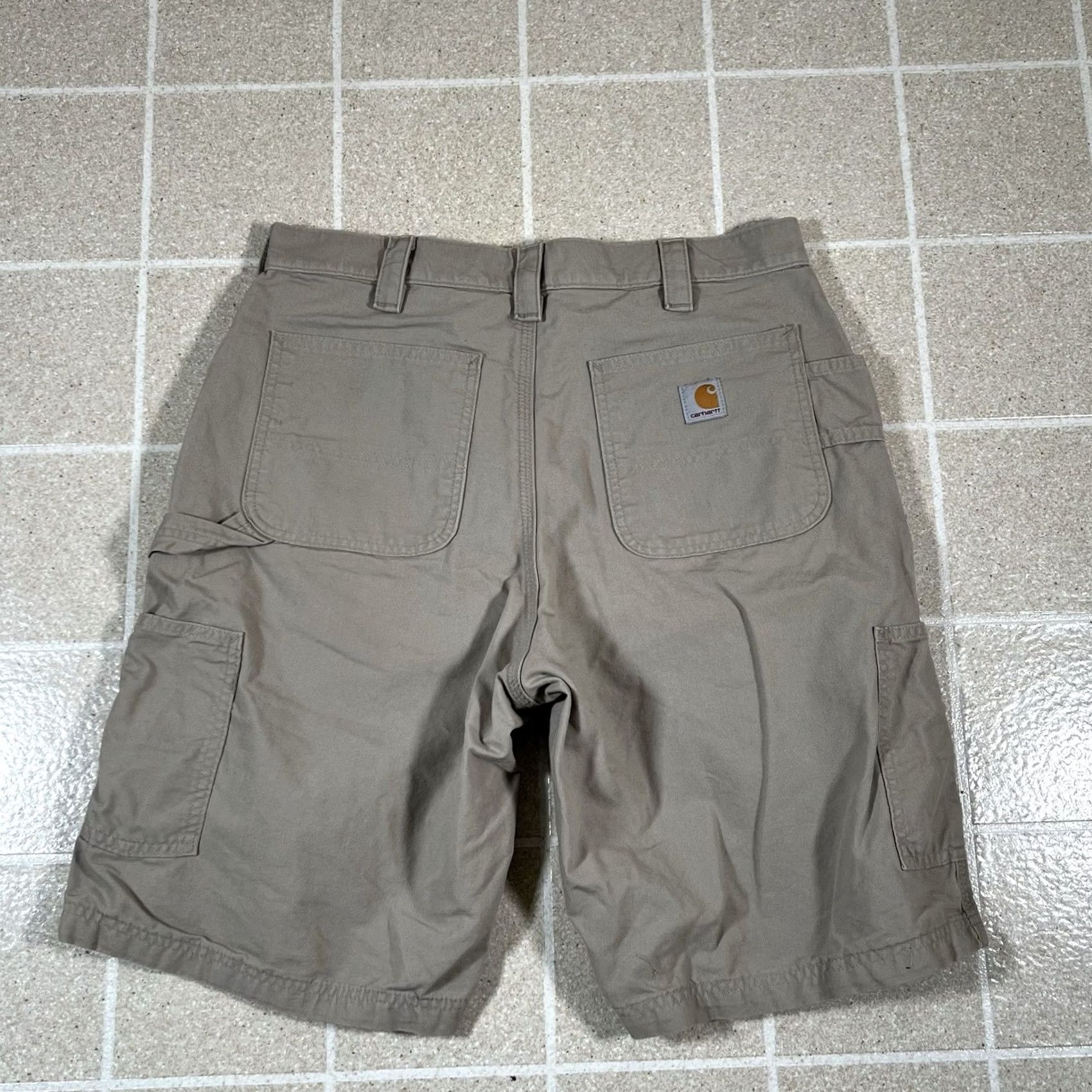 Carhartt Carhartt Shorts Men 34 Tan Loose Fit Carpenter Cotton Workwear Beige 34 Mens Size US 34 / EU 50 - 2 Thumbnail