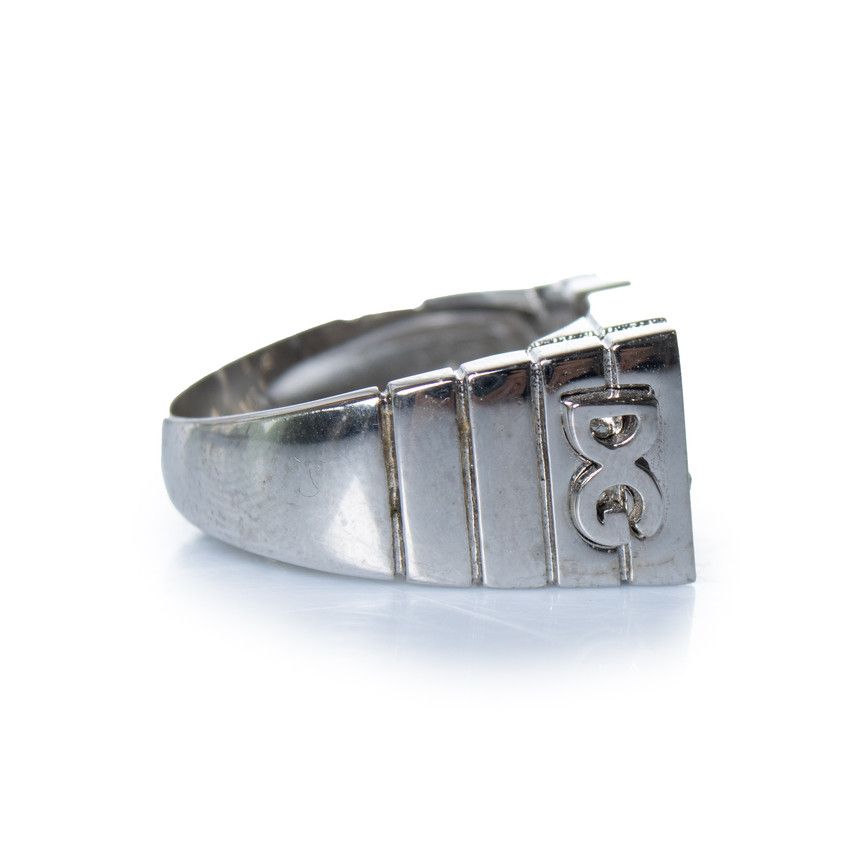 Dolce & Gabbana Dolce & Gabbana, silver KING ring with strass Size ONE SIZE - 3 Thumbnail
