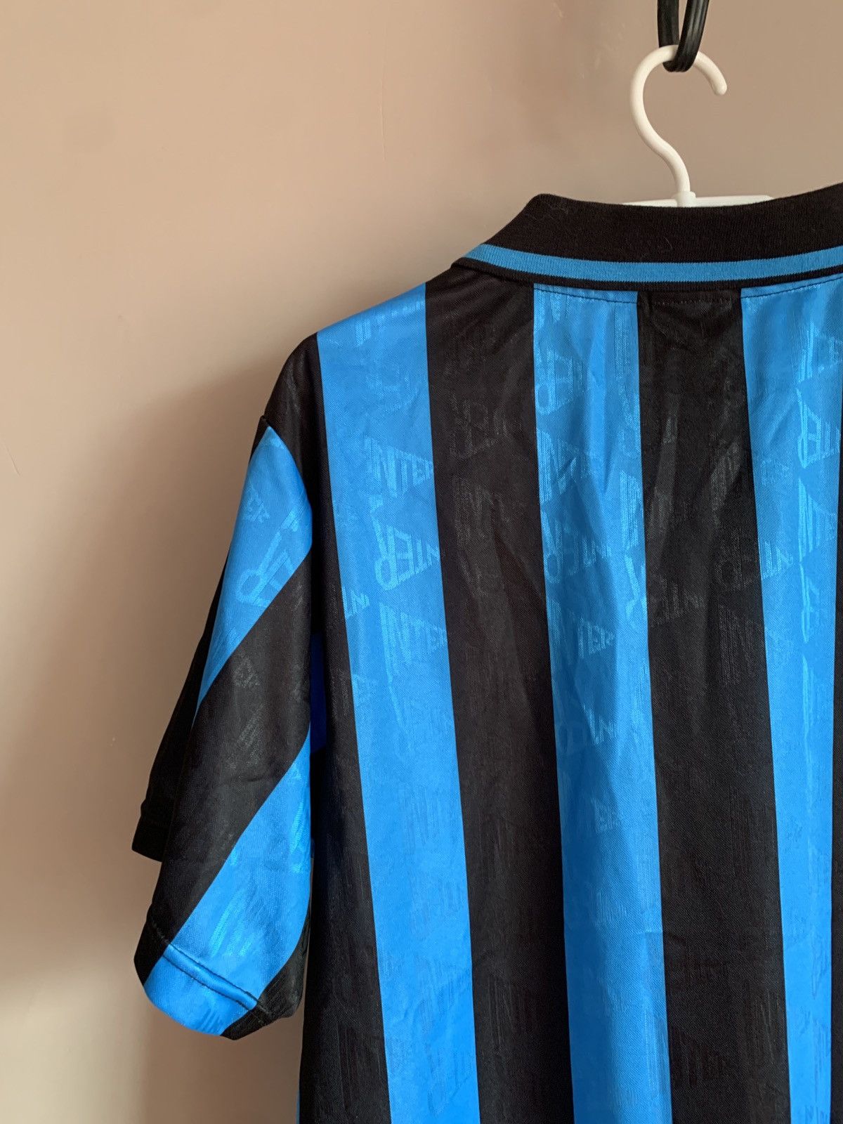 Vintage Internazionale Inter 1992 Football Shirt Retro Score Draw L Size US L / EU 52-54 / 3 - 5 Thumbnail