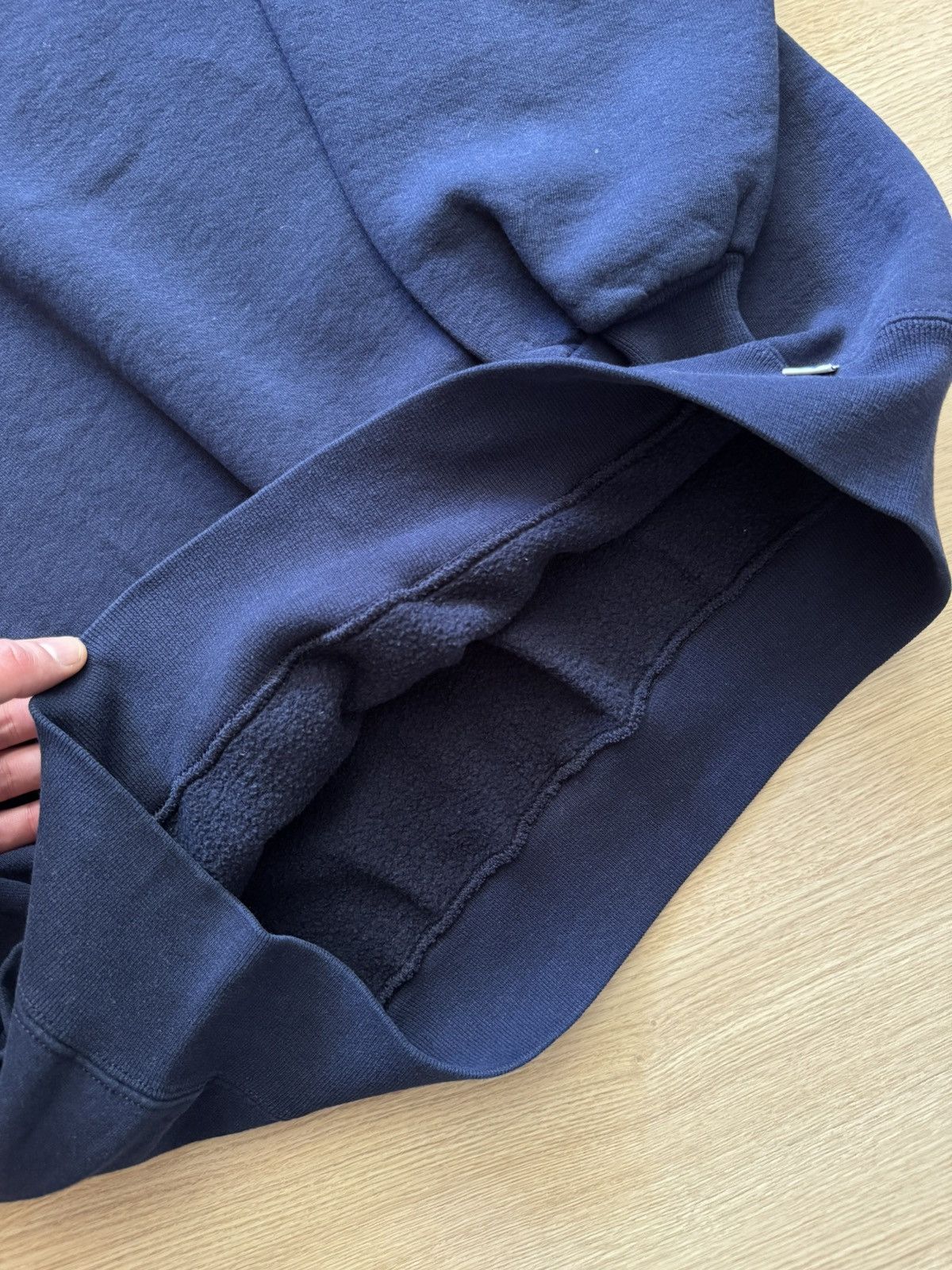 Russell Athletic Vintage 90’s Russell Athletic Navy Blue USA Boxy Sweatshirt Size US XL / EU 56 / 4 - 4 Thumbnail