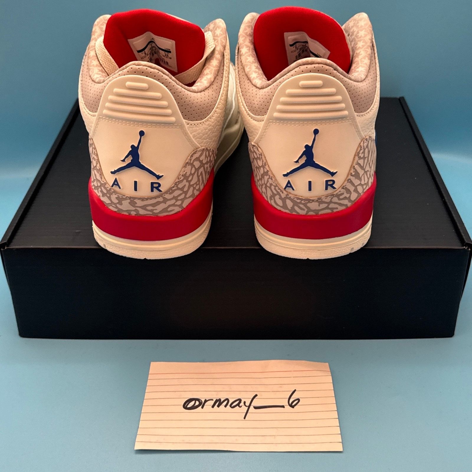 Jordan Brand Air Jordan 3 Retro International Flight m8 w9.5 Size US 8 / EU 41 - 5 Thumbnail