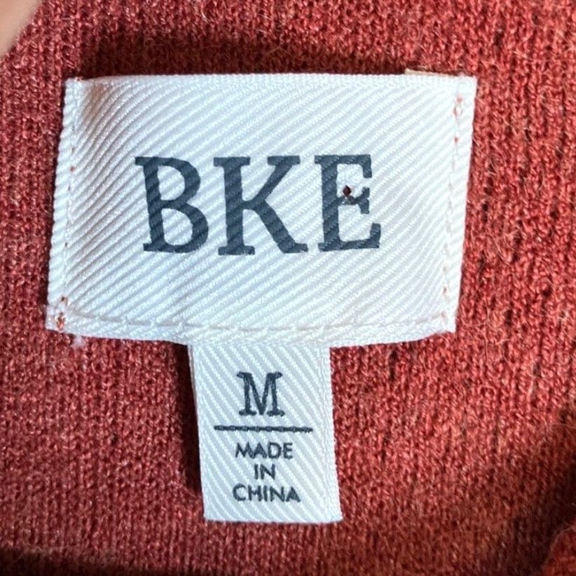 BKE BKE Womens Sweater Rust Red Mock Neck Long Sleeve Knit Medium Adults Womens Size M / US 6-8 / IT 42-44 - 6 Thumbnail