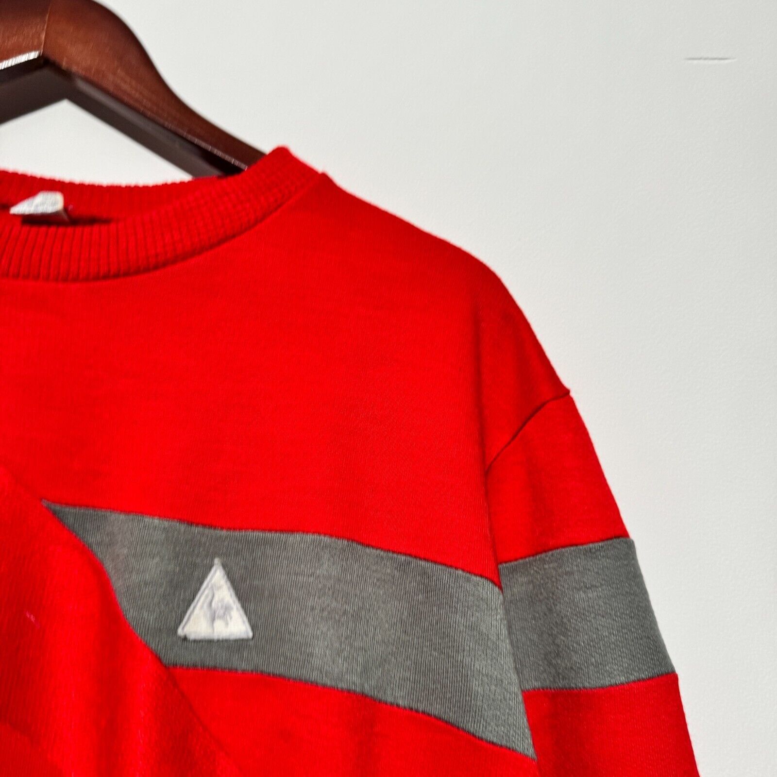 Vintage Vintage Unisex Red Cotton Crewneck Size XS Washed 90s Size US XS / EU 42 / 0 - 6 Thumbnail