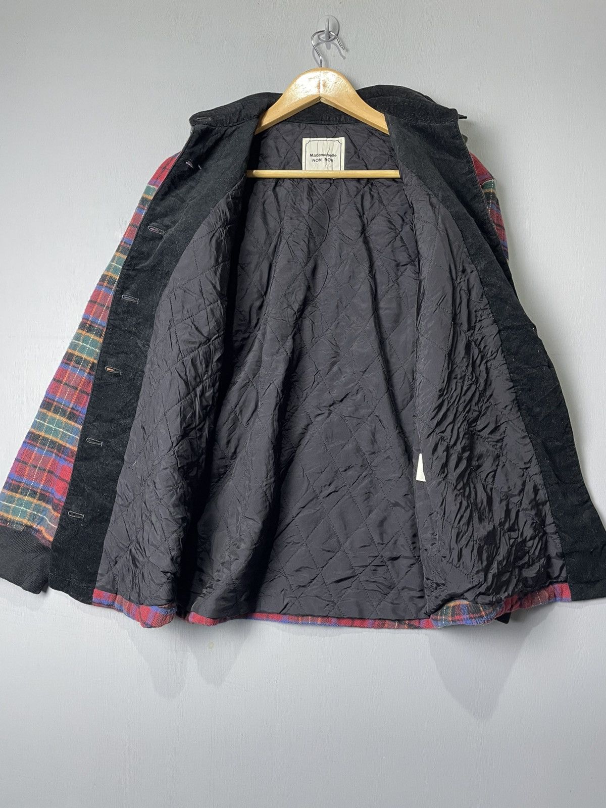 Mademoiselle Non Non Mademoiselle NON NON JAPAN tartan design flannel shirt Size US M / EU 48-50 / 2 - 3 Thumbnail