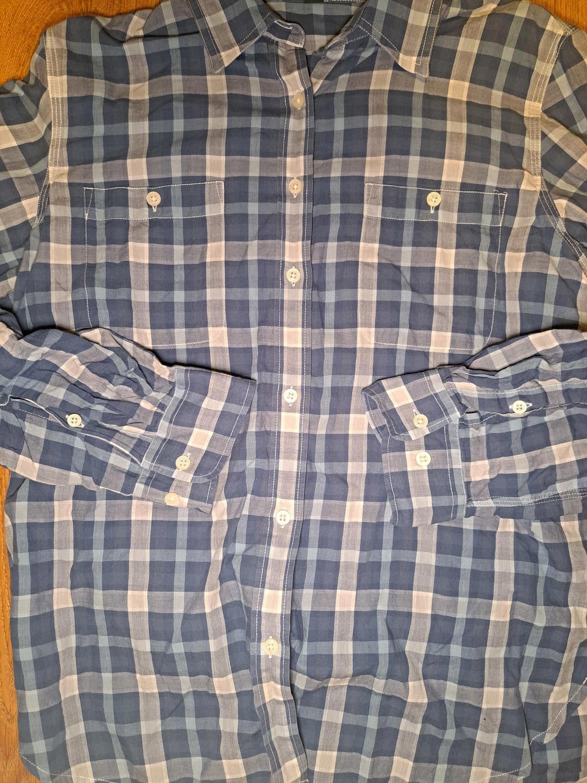 Polo Ralph Lauren Ralph Lauren Jeans Button Up Shirt Womens Large Blue Plaid Size L / US 10 / IT 46 - 3 Thumbnail