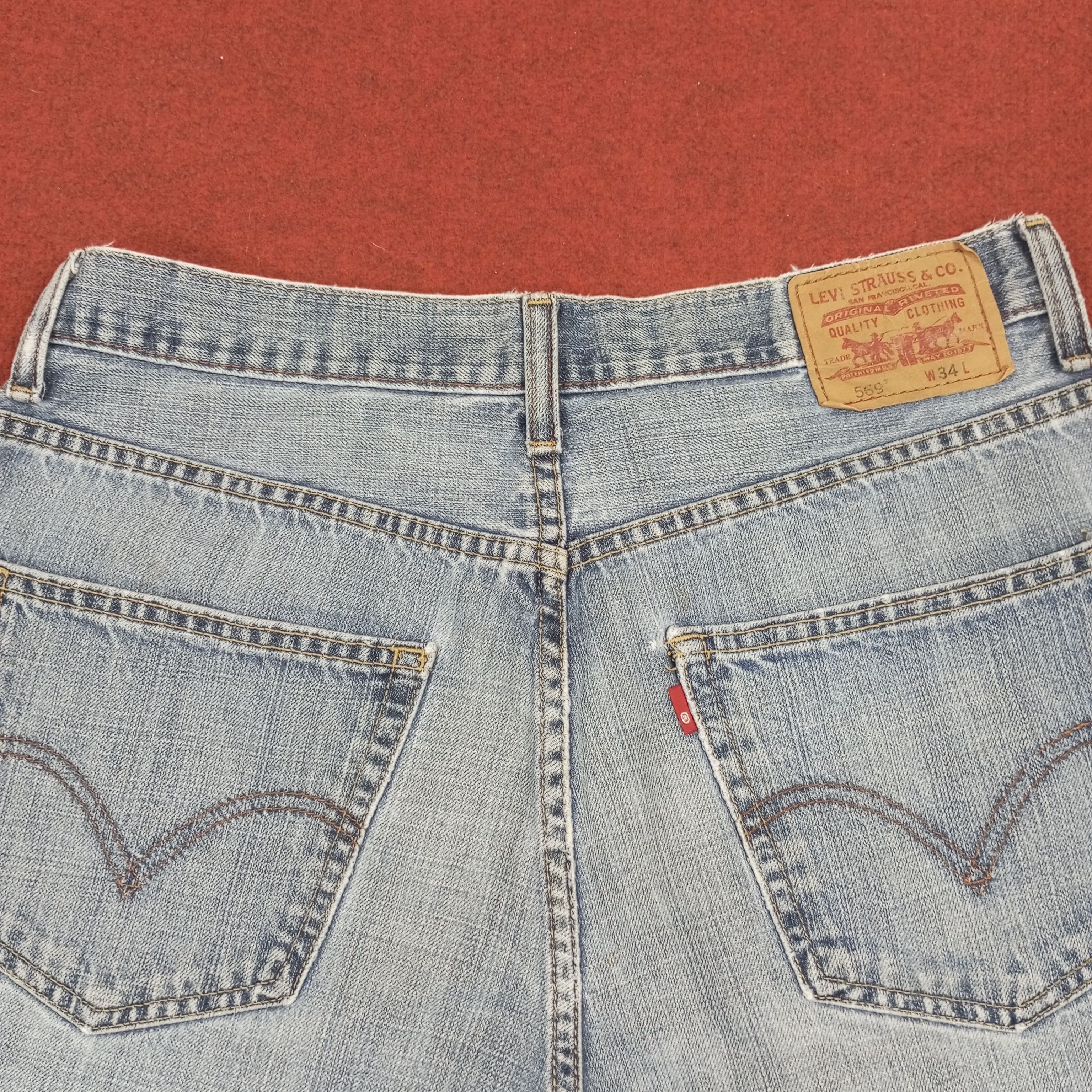 Levi's × Vintage Levis Short Jeans Distressed Streetwear Summer Style Size US 34 / EU 50 - 5 Thumbnail