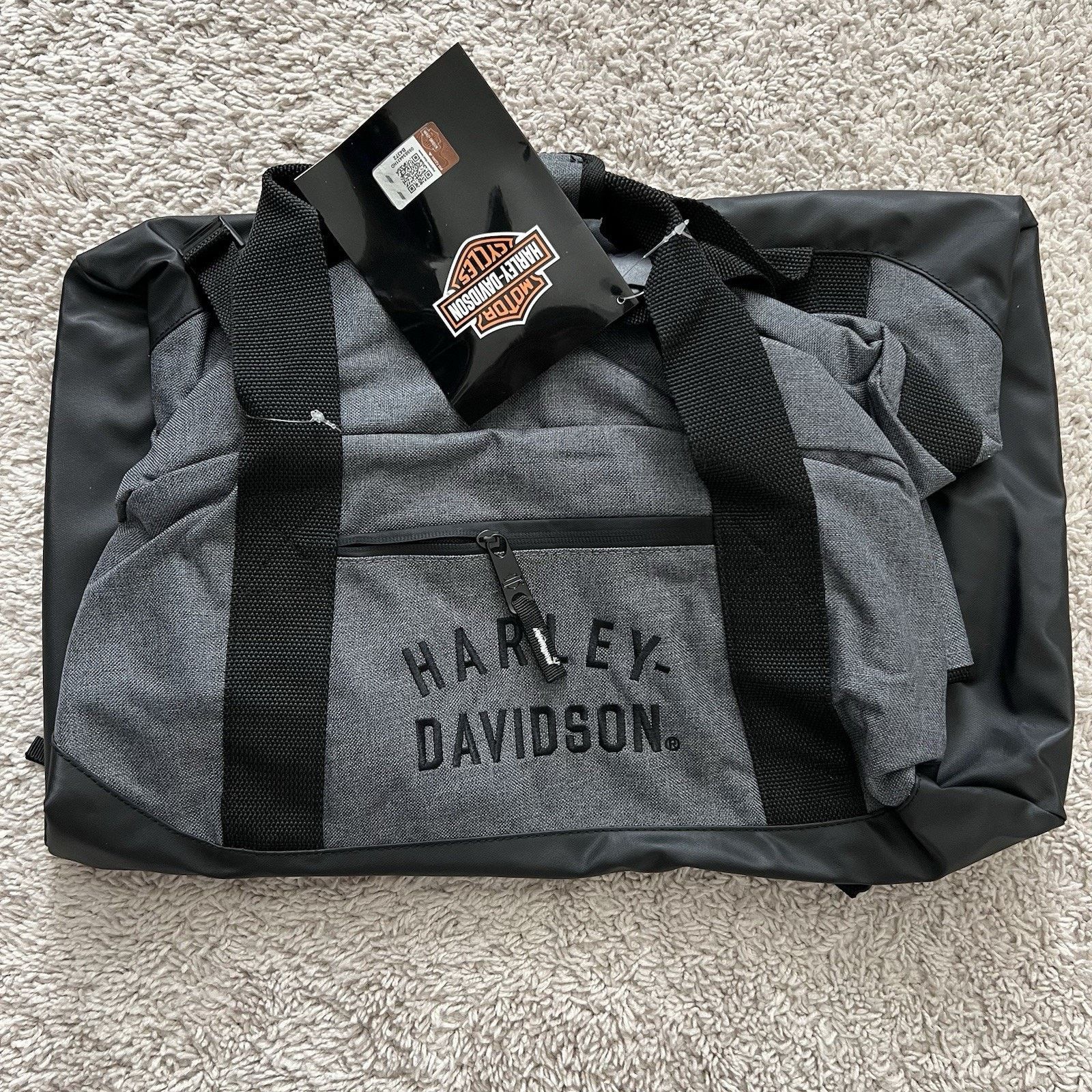Harley Davidson Harley-Davidson Rugged Twill 21" Convertible Duffel Bag Size ONE SIZE - 5 Thumbnail