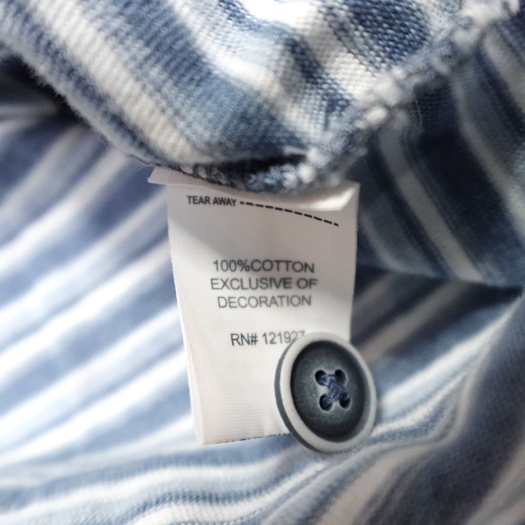 johnnie-O johnnie-O Sweater Long Sleeve Blue Striped 1/4 Button Mock Collar Pullover L Men Size US L / EU 52-54 / 3 - 4 Thumbnail