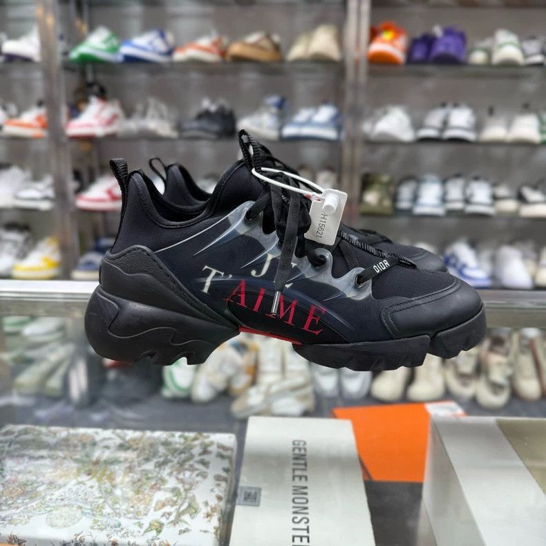 Dior Dior DIOR D-Connect Black Dad Sneakers Size 38-2507 Size US 10 / EU 43 - 2 Thumbnail