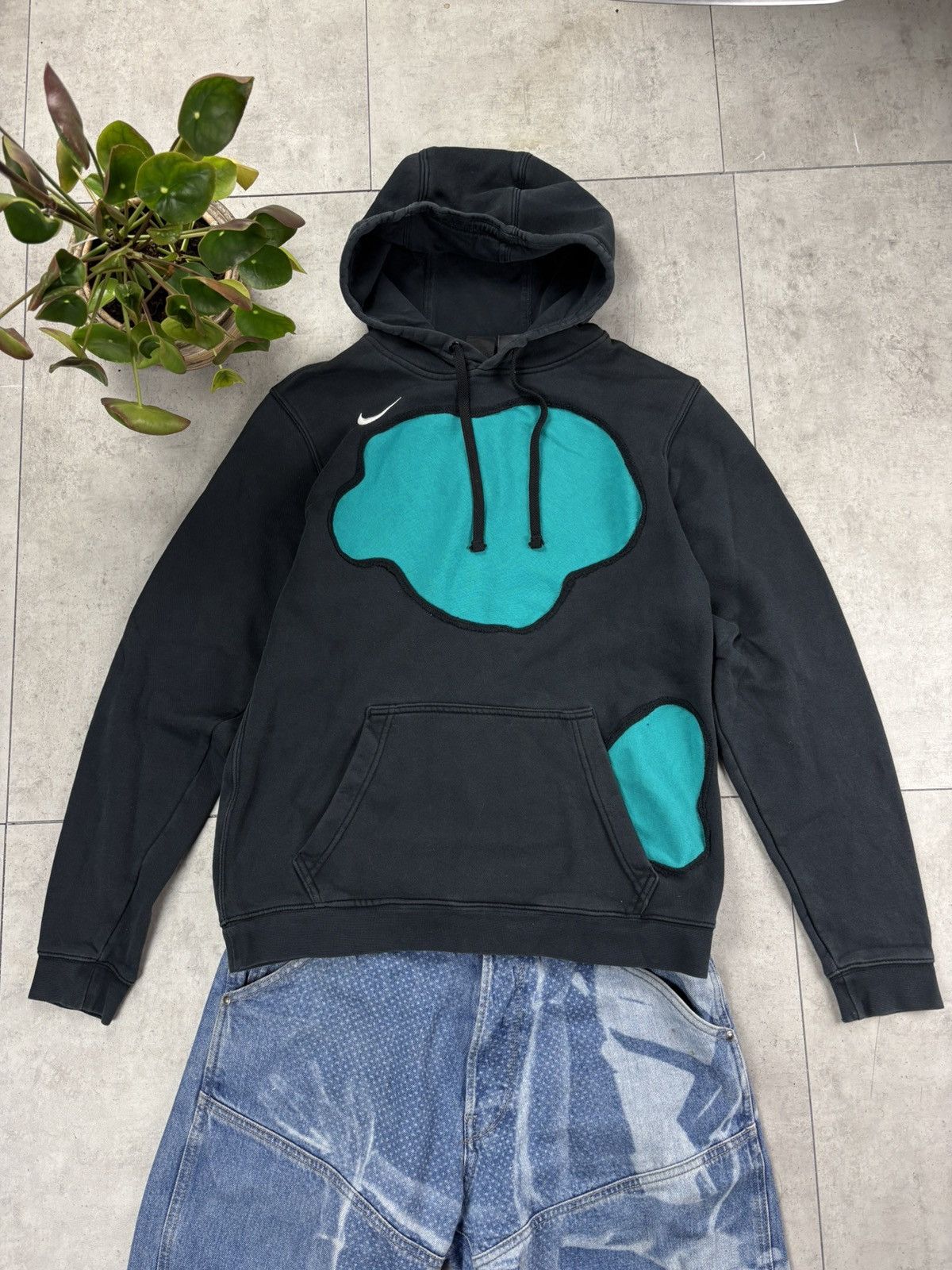 Nike Nike Distorted Lab Custom Hoodie Rework Cut Sew Travis Yeezy Size US S / EU 44-46 / 1 - 4 Thumbnail