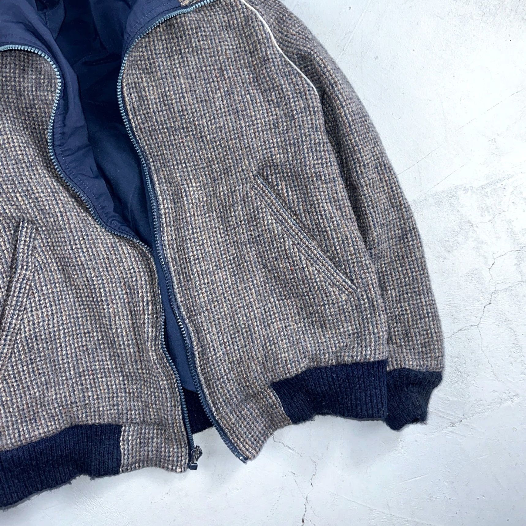 Pendleton Vintage Pendleton USA Men’s Medium Blue Insulated Wool Bomber Jacket Zipper Broken Size US M / EU 48-50 / 2 - 2 Thumbnail