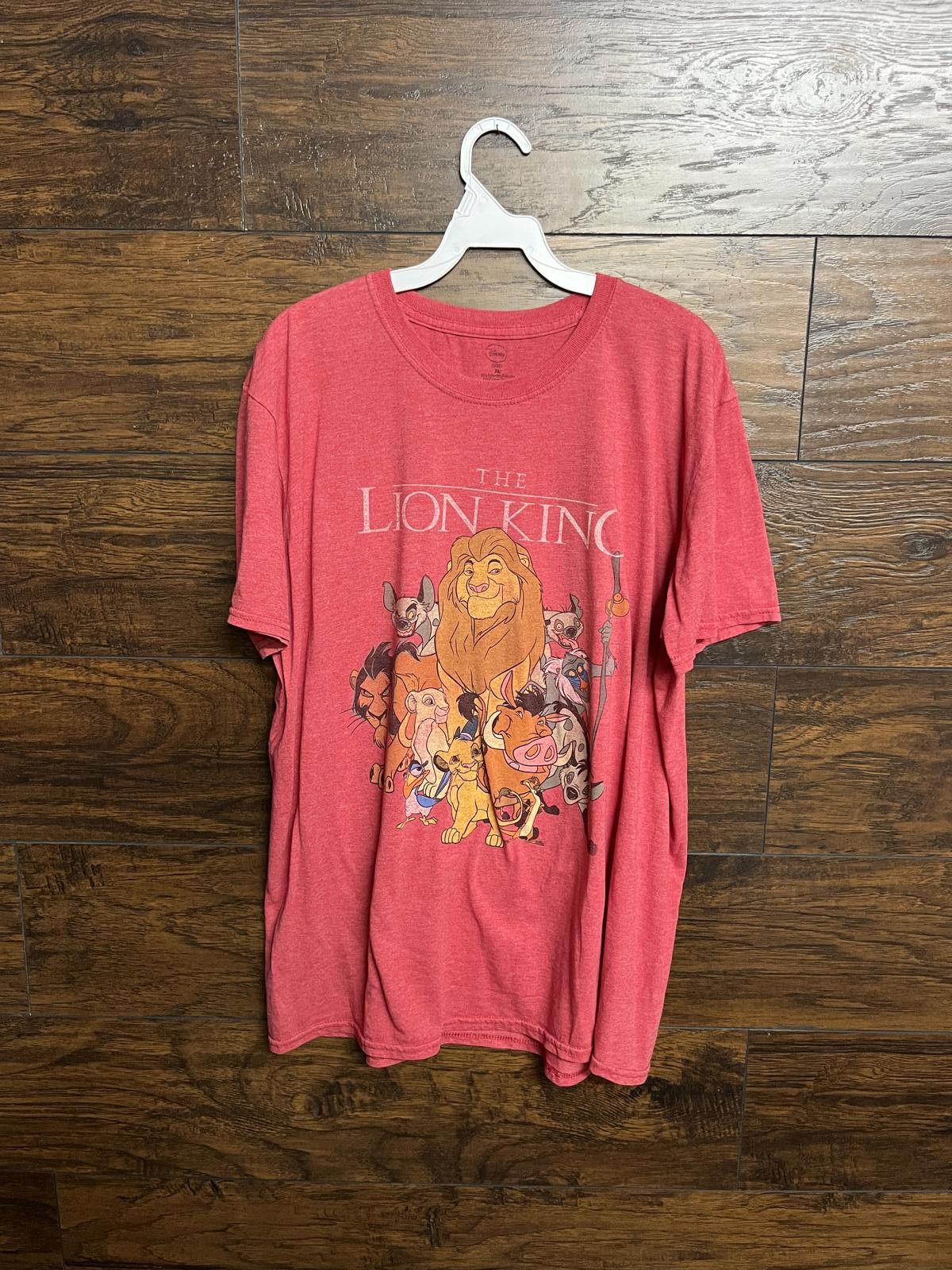 Disney The Lion King Movie Poster Tee Full Cast Heather T-shirt XL Size US XL / EU 56 / 4 - 1 Thumbnail