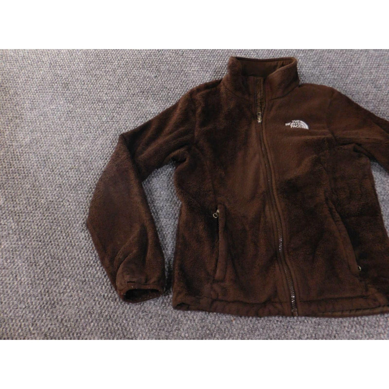 The North Face The North Face Jacket Womens Small Brown Fleece Full Zip Logo Size S / US 4 / IT 40 - 2 Thumbnail