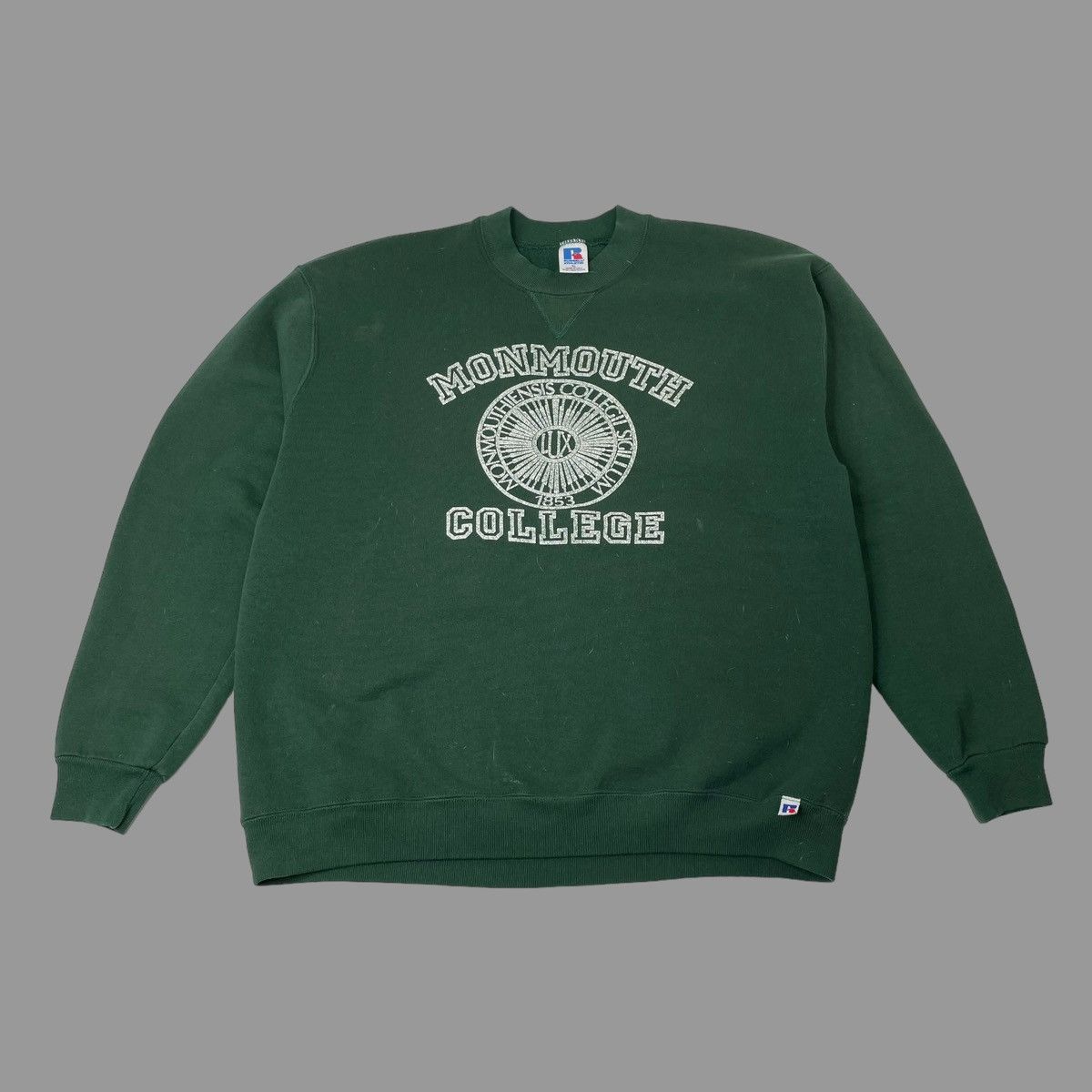 Vintage Vintage 90s Russell college sweatshirt Size US L / EU 52-54 / 3 - 1 Thumbnail