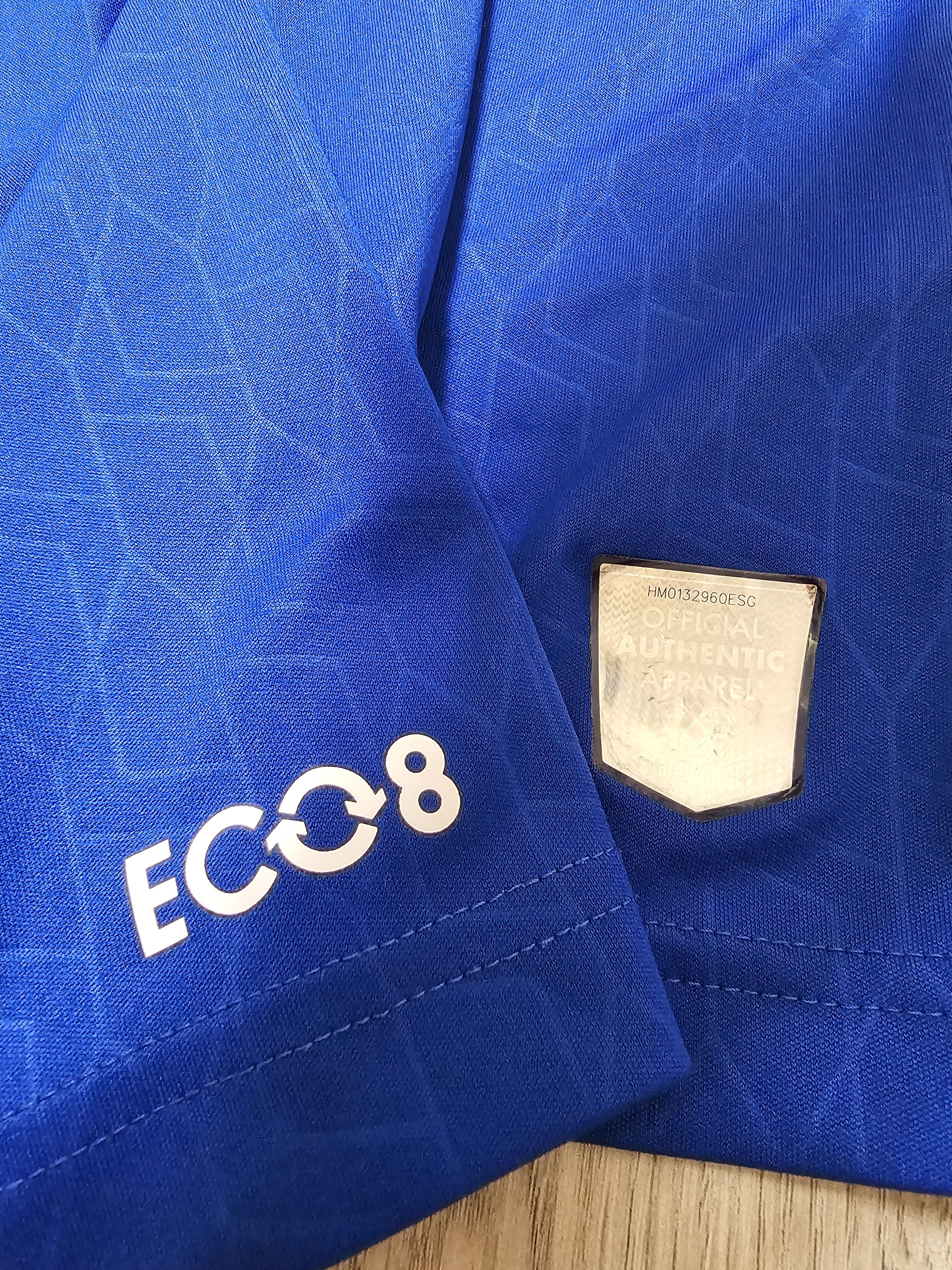 Hummel EVERTON 2022 2023 HOME LONG FOOTBALL SHIRT SOCCER JERSEY Size US XXL / EU 58 / 5 - 6 Thumbnail