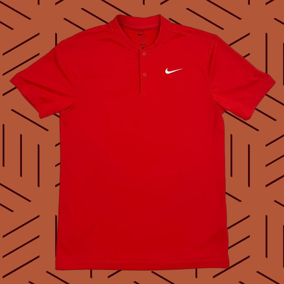 Nike Nike Dri-Fit Polo Shirt Mens S Red Sport Golf Preppy Size US S / EU 44-46 / 1 - 1 Thumbnail