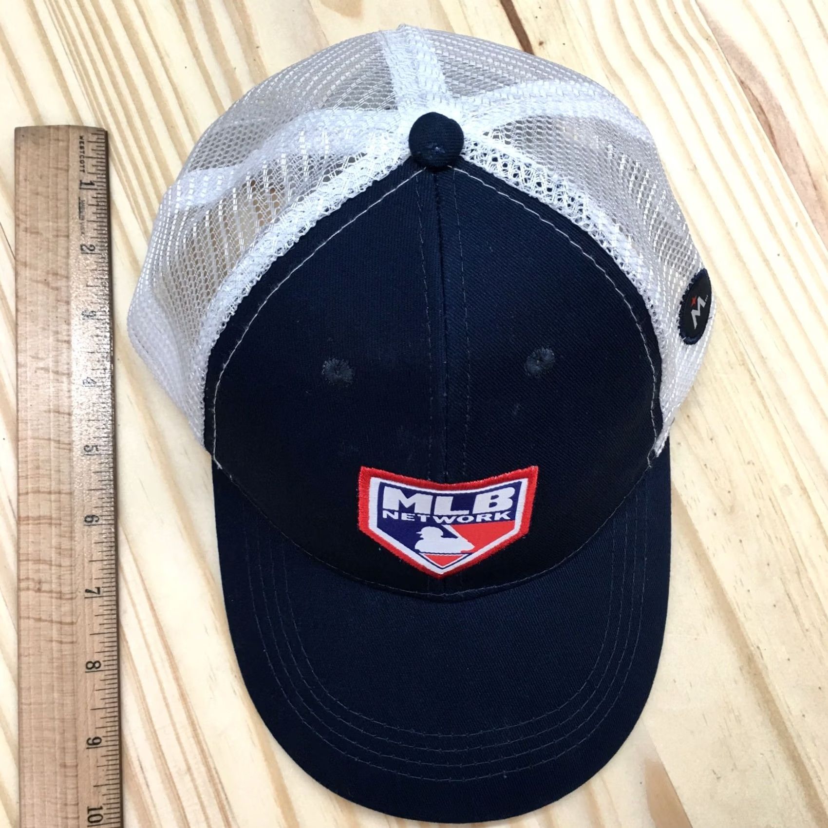 MLB BDA Sports MLB Network Trucker Hat Unisex Blue OSFA Curved Brim Embroidered Logo Hat Size ONE SIZE - 4 Thumbnail