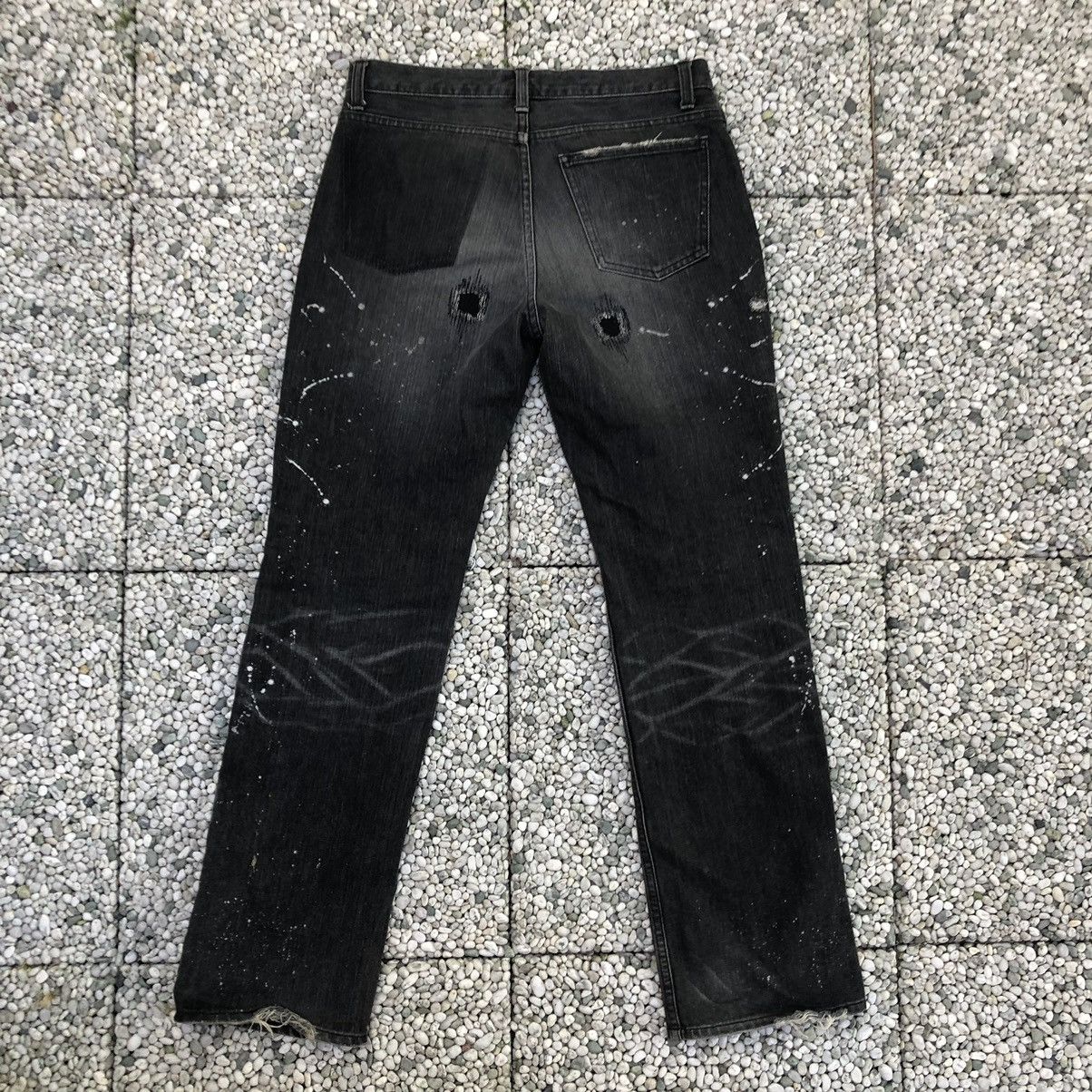 S710XX-BK 17oz Black Denim Mid Rise Slim Straight – BLUE IN
