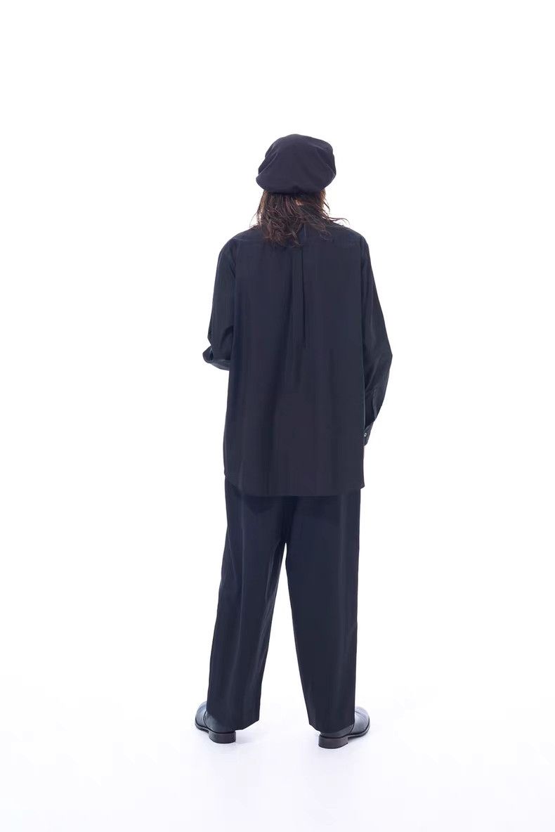 Yohji Yamamoto Yohji Yamamoto Basic Black Shirt K11 Size US M / EU 48-50 / 2 - 5 Thumbnail