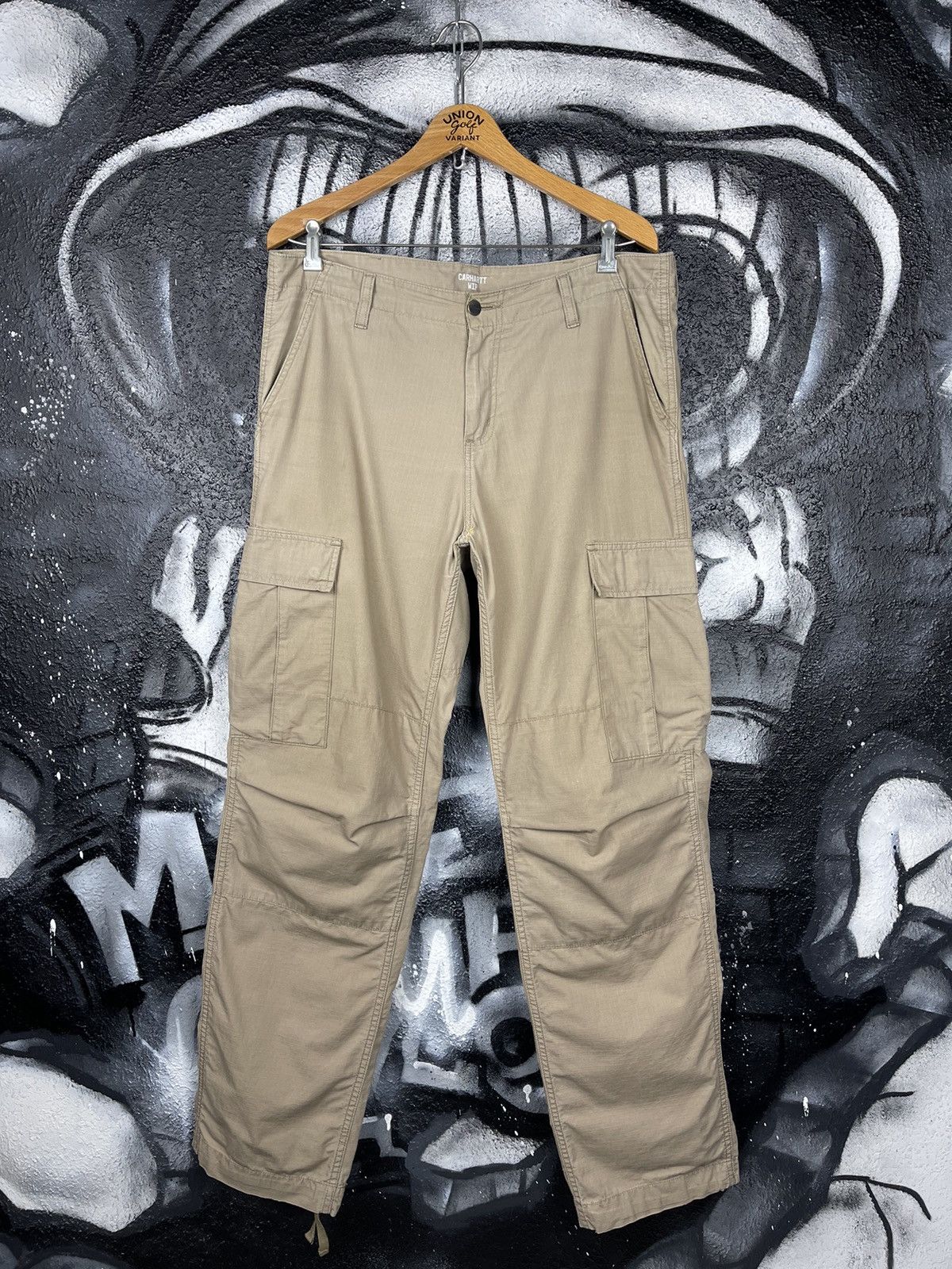 Carhartt Carhartt Y2K Beige Regular Cargo Pants Men’s Size 33x34 Size US 33 - 3 Thumbnail