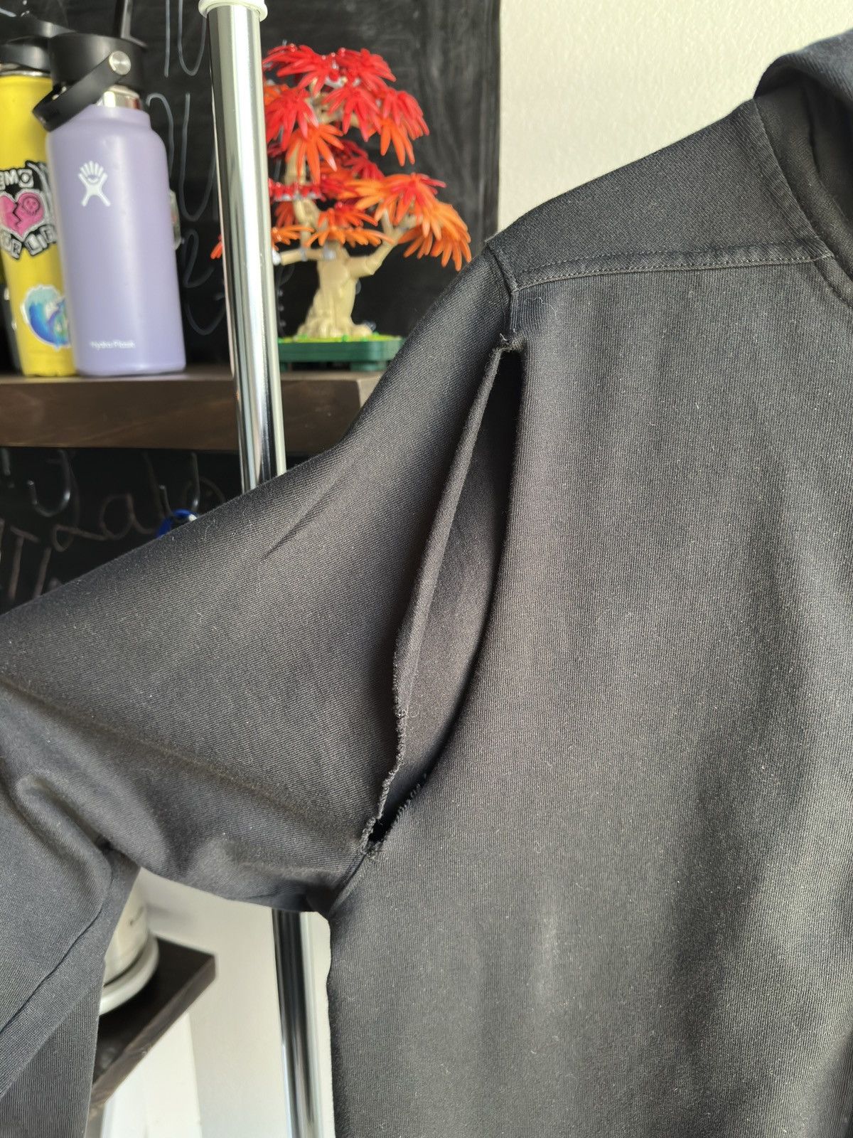 Rick Owens Drkshdw Jumbo Cape Hoodie Black Size US L / EU 52-54 / 3 - 3 Thumbnail