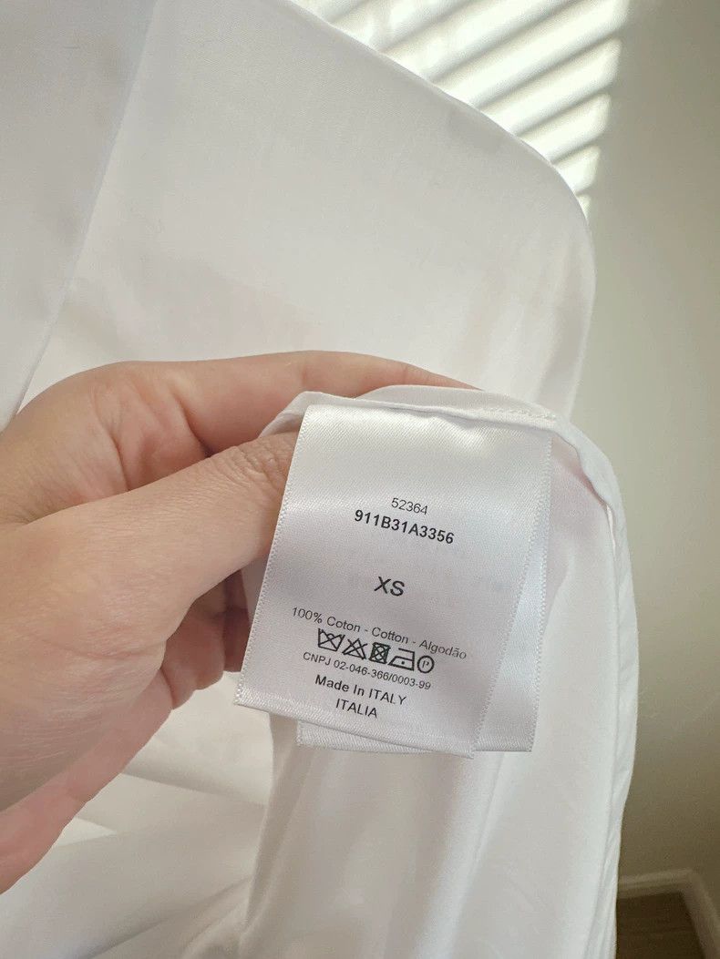 Dior Dior White shirt dress Size XS / US 0-2 / IT 36-38 - 5 Thumbnail