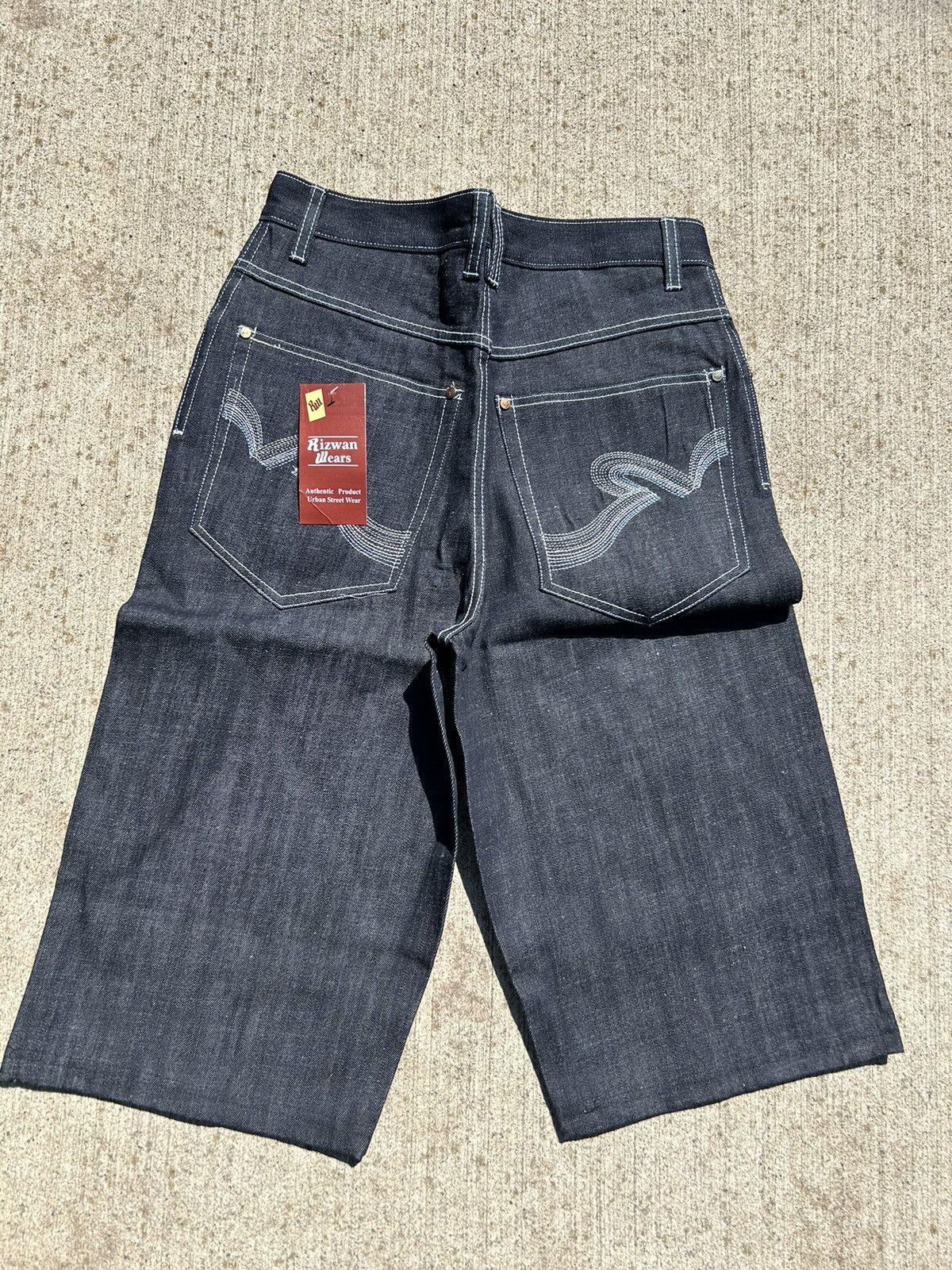 Vintage Baggy Y2K long jorts jean shorts | Grailed