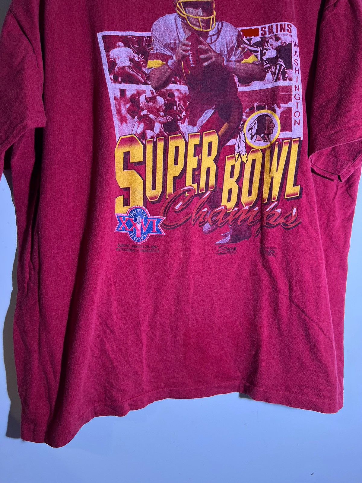 Vintage 80’s 90’s Vintage NFL Superbowl XXVI Champs Washington Shirt Size US XXL / EU 58 / 5 - 6 Thumbnail