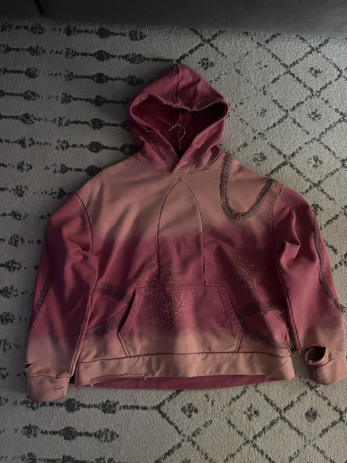Who Decides War Who Decides War Pink Windowed Hoodie Size US M / EU 48-50 / 2 - 1 Thumbnail