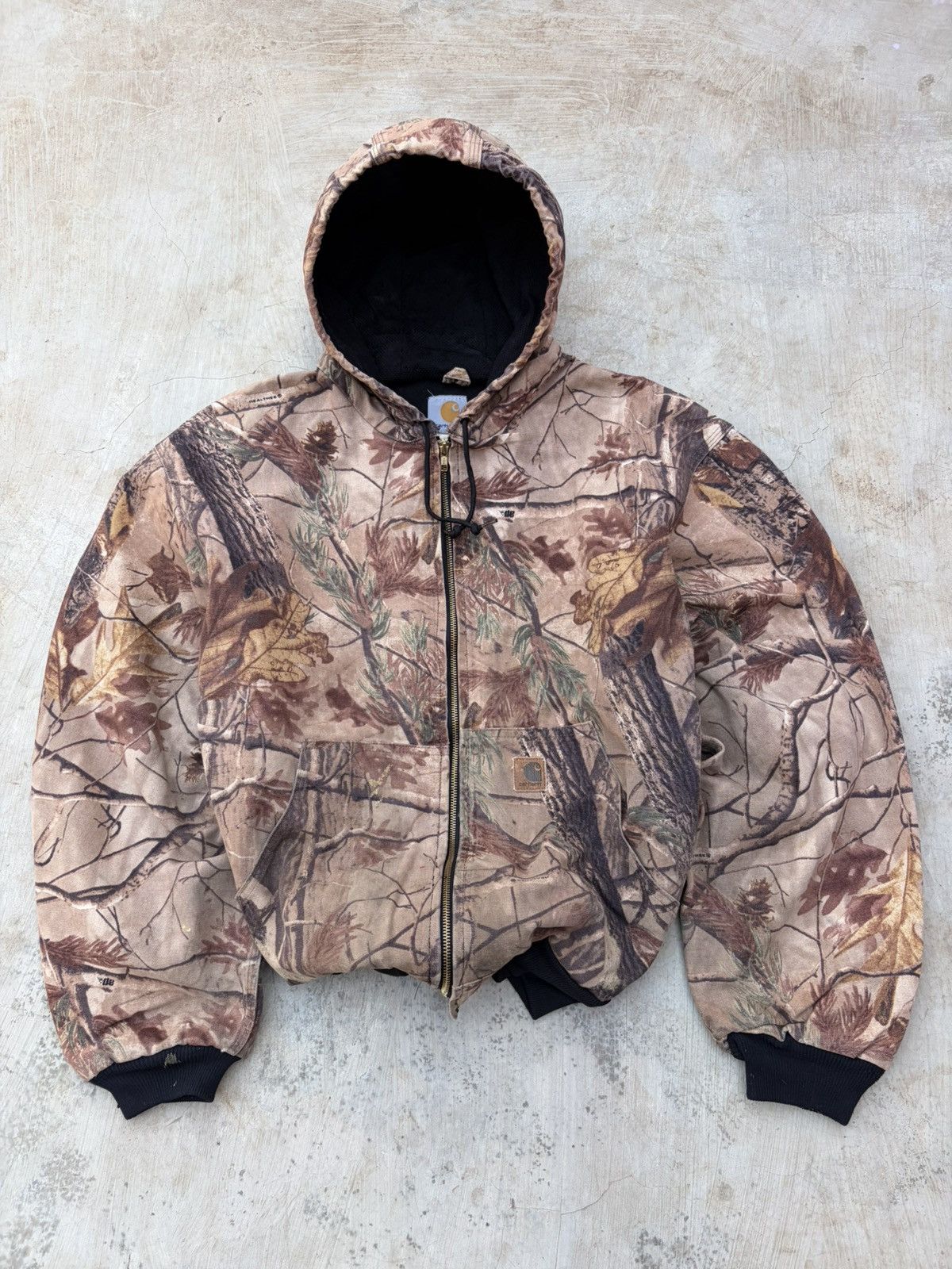 Carhartt Vintage 00s Sunfaded Carhartt X Realtree Active Jacket Size US XL / EU 56 / 4 - 1 Thumbnail