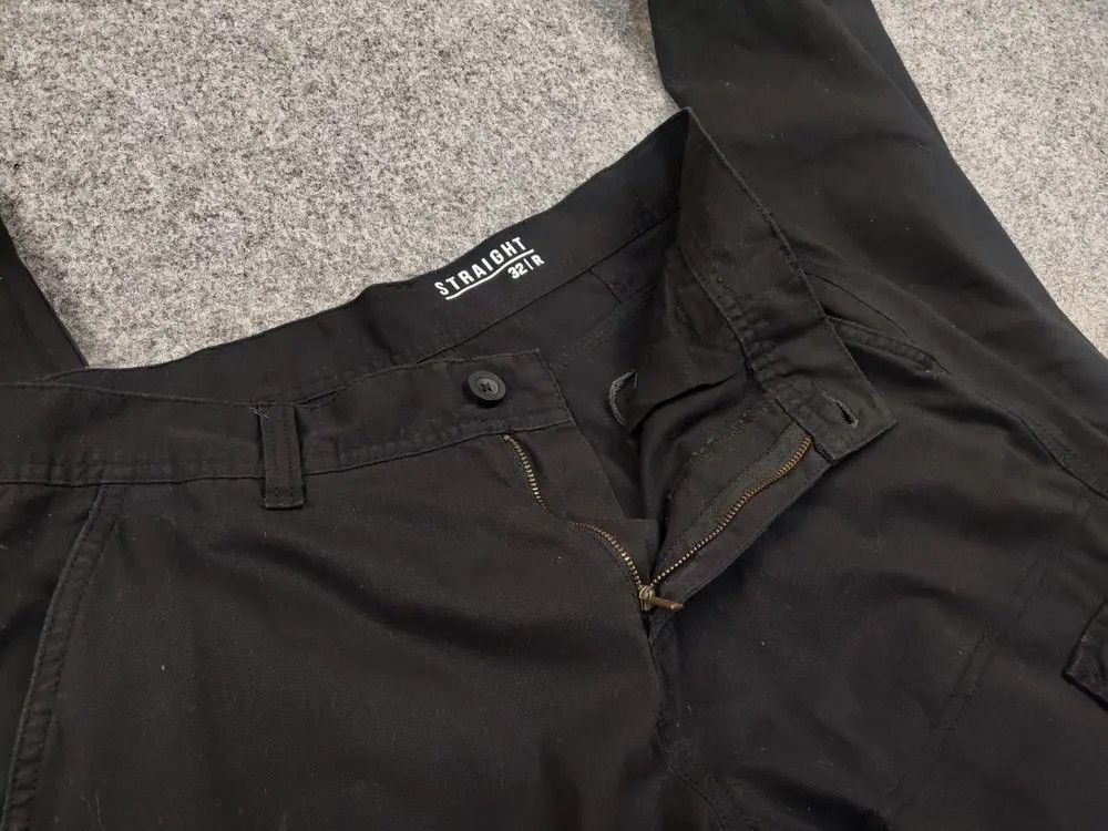 Japanese Brand Vintage 90's Japanese Black Pocket Cargo Pants Size US 32 / EU 48 - 5 Thumbnail