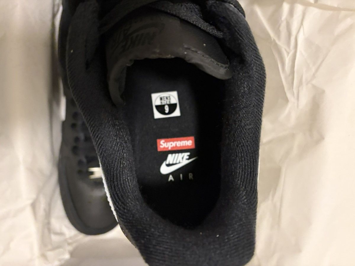 Nike × Supreme Supreme x Nike Air Force 1 Low black White CU9225-102 size 9 Size US 9 / EU 42 - 13 Thumbnail