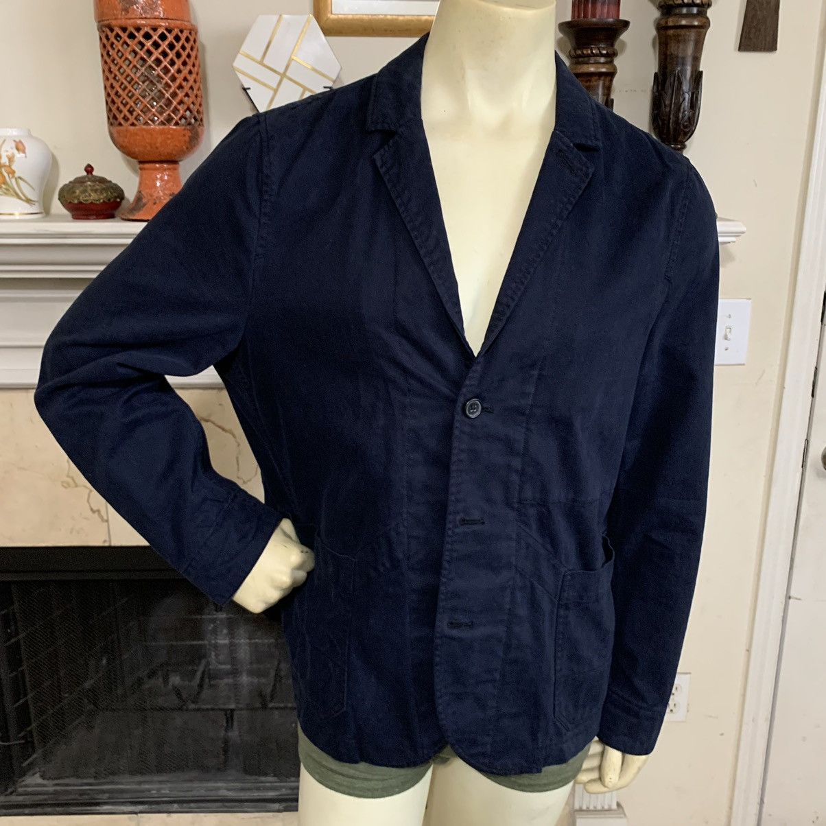 Allsaints Ascent Blazer Cotton Size 44S - 1 Thumbnail