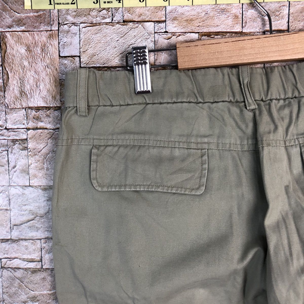 Japanese Brand Q Top Green utility streetwear Cargo Multipocket Pants #A437 Size US 30 / EU 46 - 19 Thumbnail