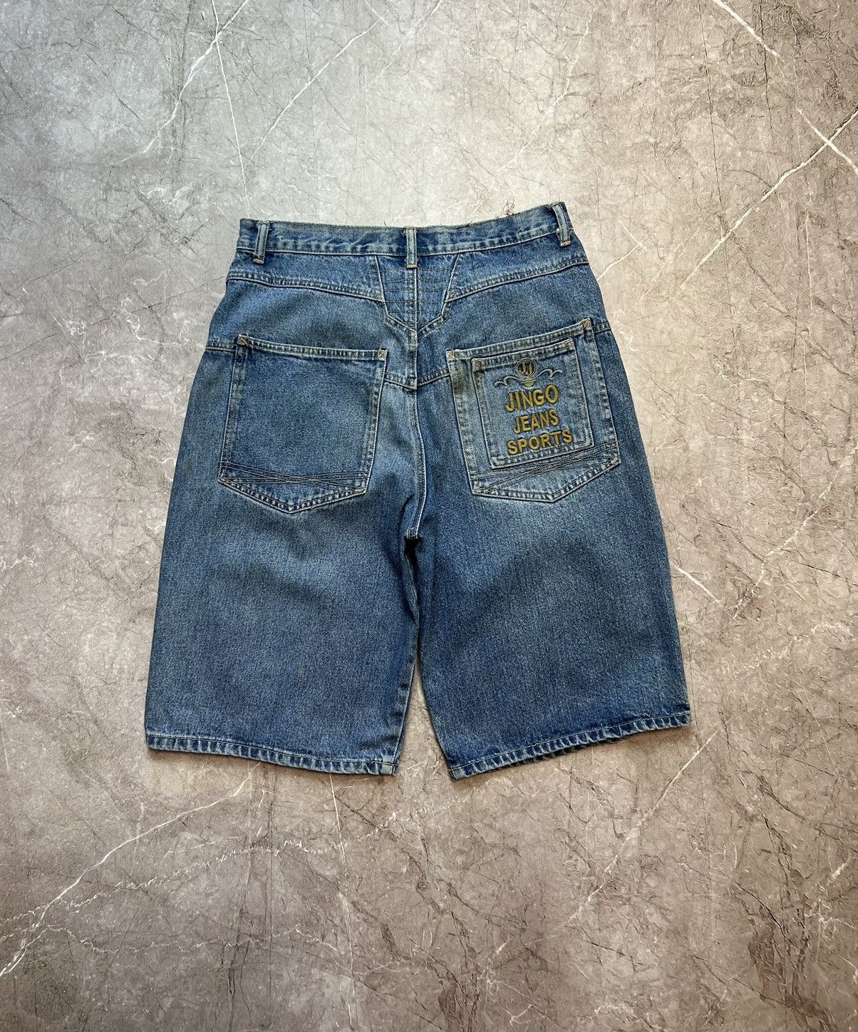 JNCO × Vintage JNCO Jean Denim Shorts Baggy Utility Carpenter Size US 34 / EU 50 - 1 Thumbnail