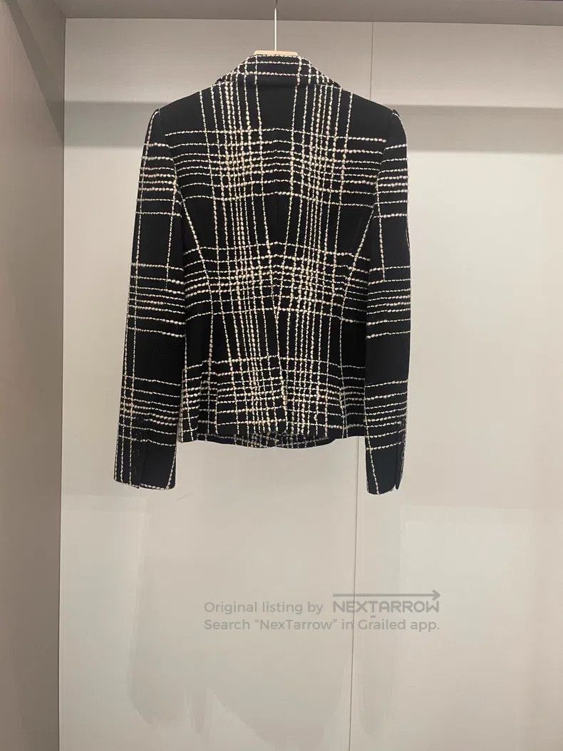 Valentino Valentino Black plaid wool coat Size M / US 6-8 / IT 42-44 - 2 Thumbnail