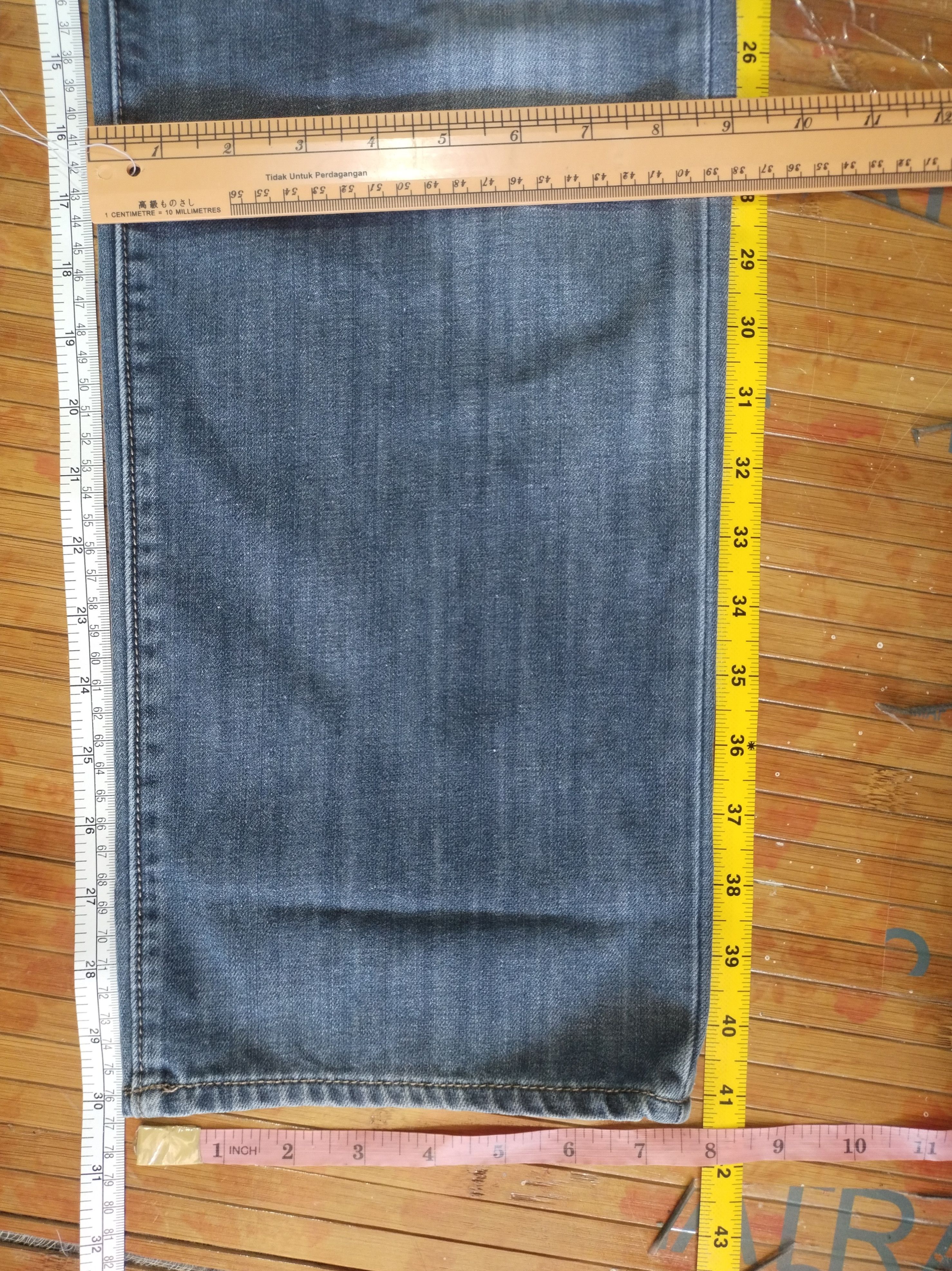 Vintage Jeans Topvelu Sz 85CM / 33" Size US 33 - 3 Thumbnail
