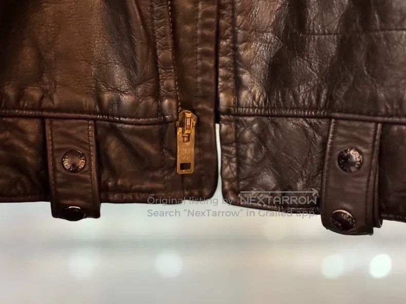 Schott Schott Cowhide embroidered leather jacket Size US XL / EU 56 / 4 - 6 Thumbnail